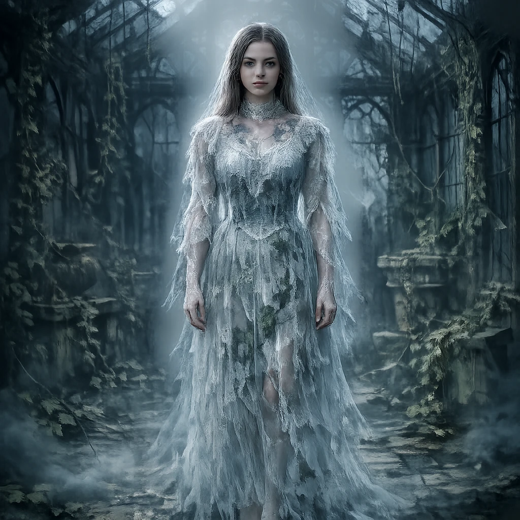 Призрак заброшенной оранжереи — GPT Image 1.5 промт