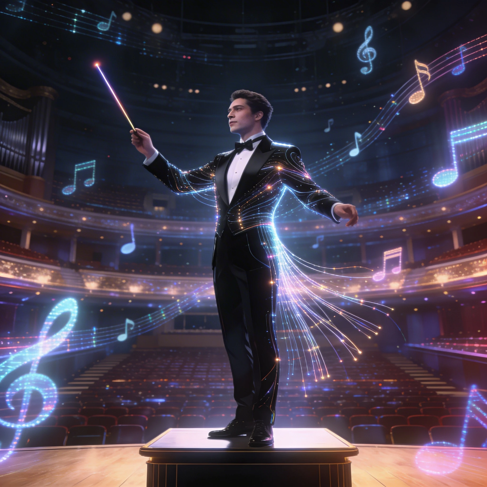 Профессия: Дирижер оркестра будущего — Seedream 4.5 промт