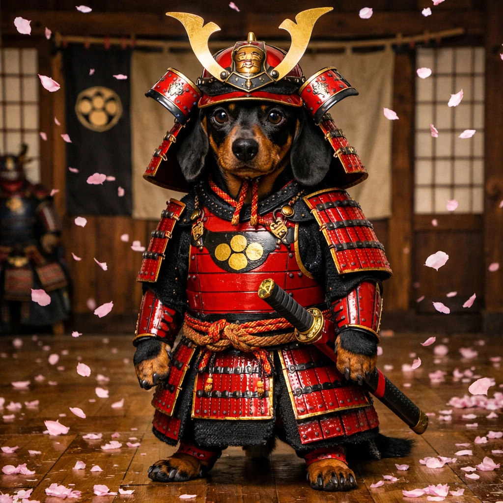 Пёс — Самурай Клана Оды — GPT Image 1.5 промт