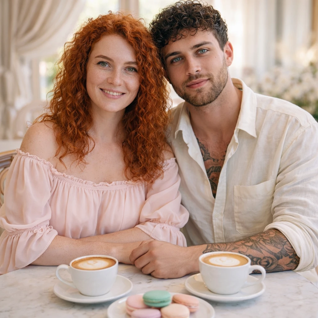 Рассвет в уютной кофейне — GPT Image 1.5 промт