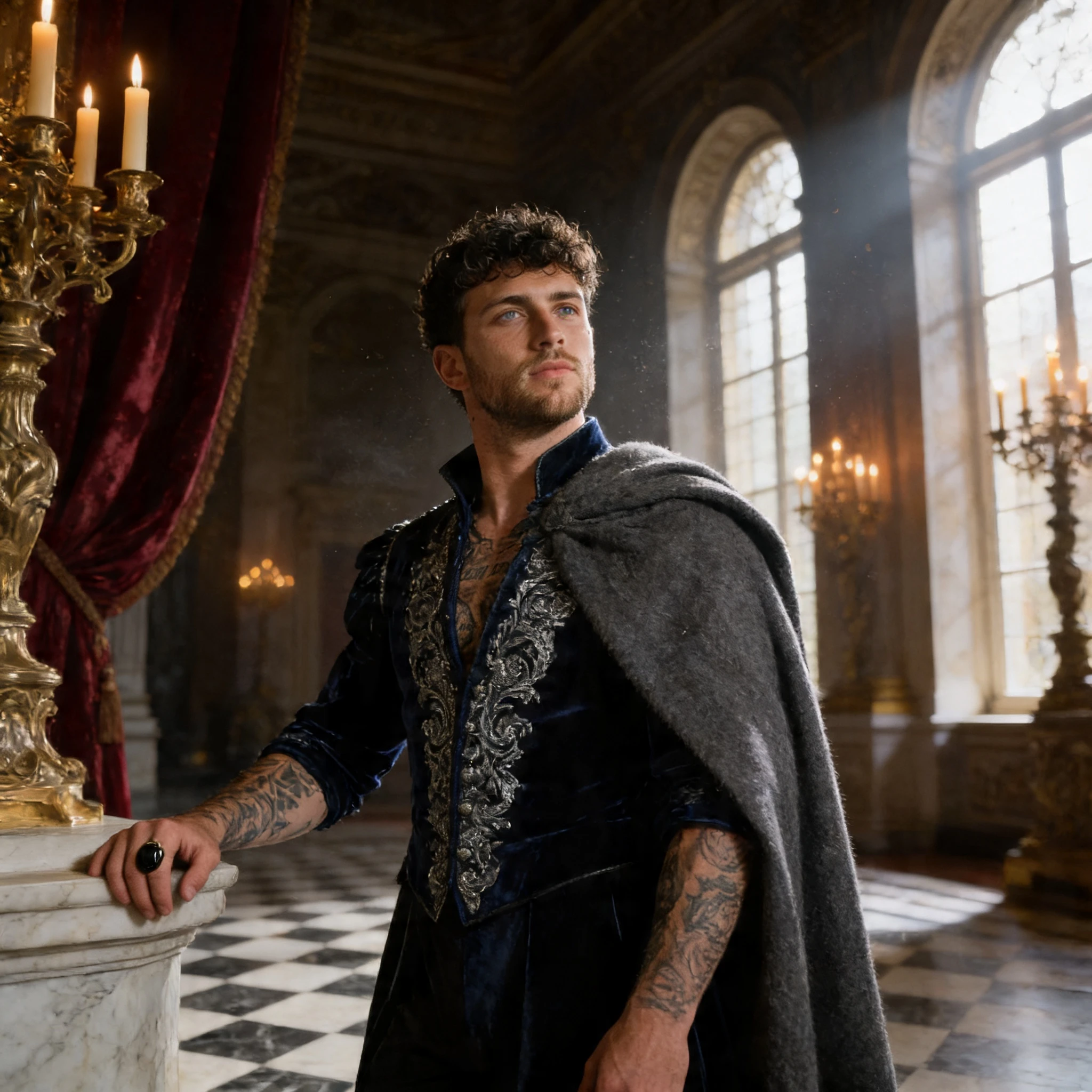 Регальный Портрет во Дворце — Seedream 4.5 промт