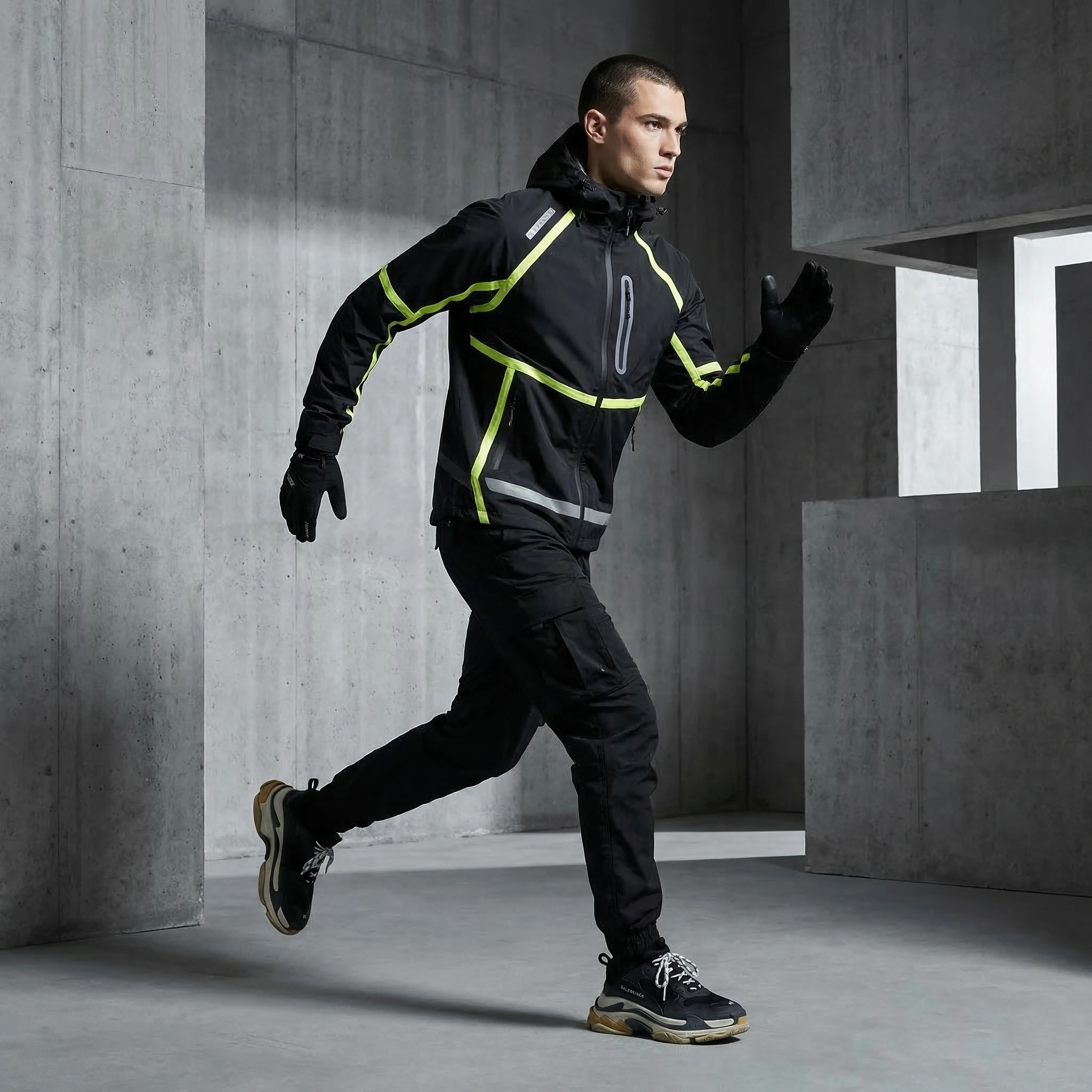 Реклама футуристичного спортивного бренда — Nano Banana Pro промт