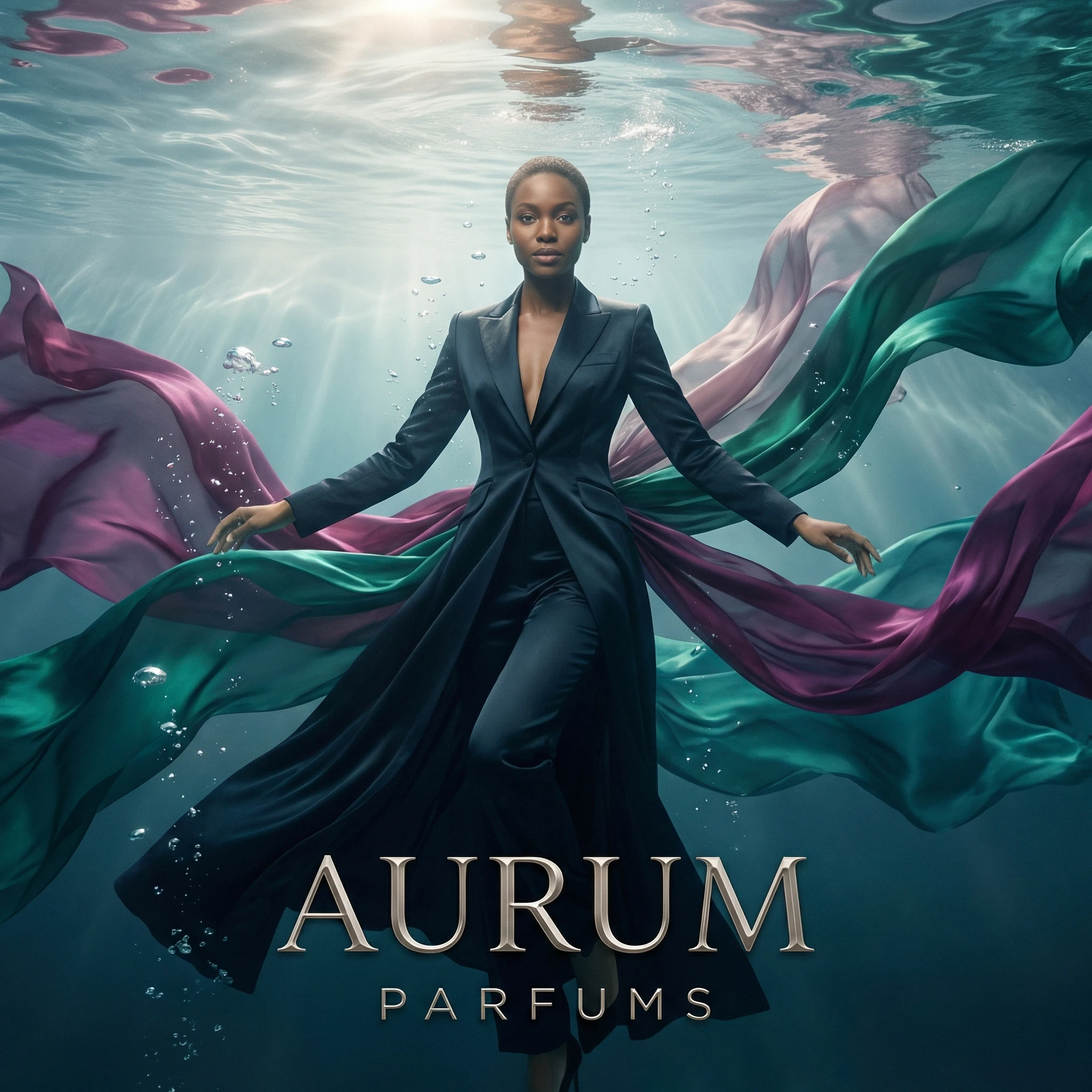 Рекламный постер элитного парфюма — Nano Banana Pro промт