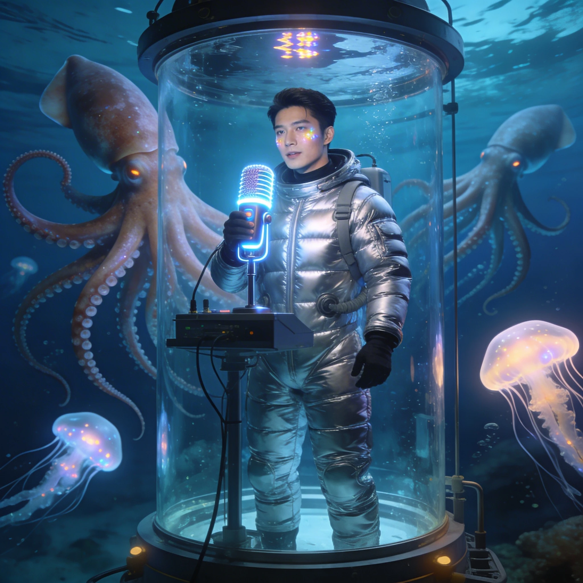 Репортаж из глубин океана — Seedream 4.5 промт