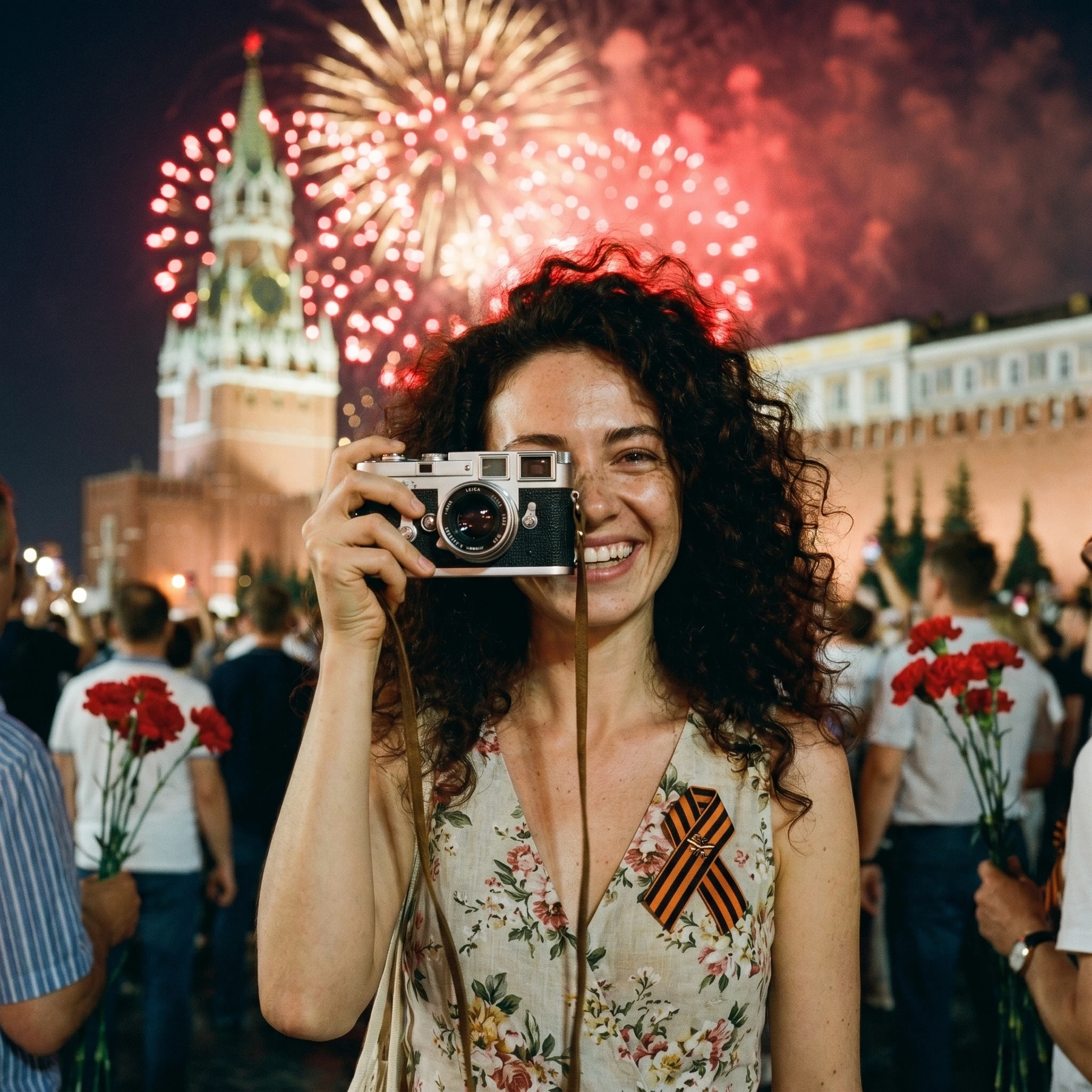 Репортер праздника Победы — Nano Banana Pro промт