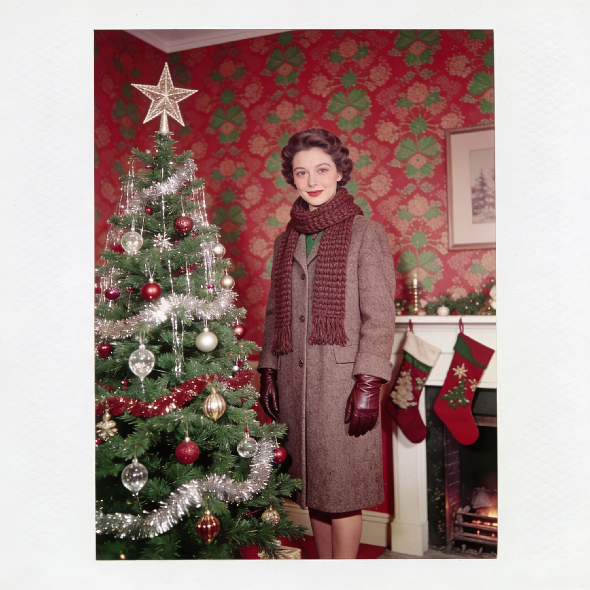 Ретро-рождество 50-х — Seedream 4.5 промт