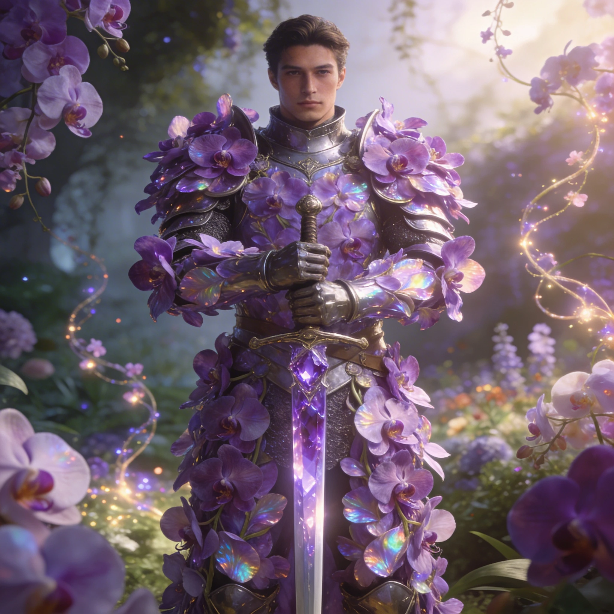Рыцарь из ордена Орхидей — Seedream 4.5 промт