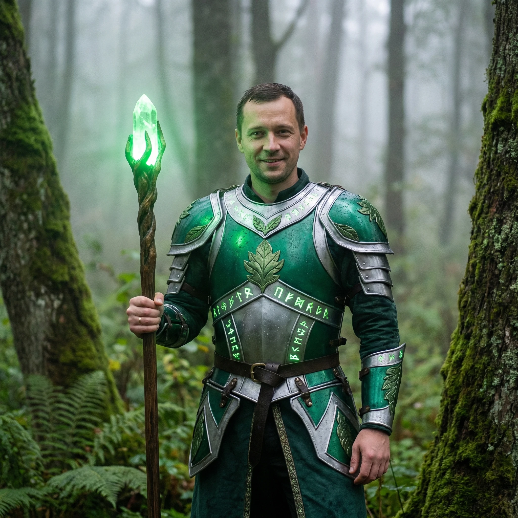 Рыцарь Нефритового Ордена — Nano Banana Pro промт