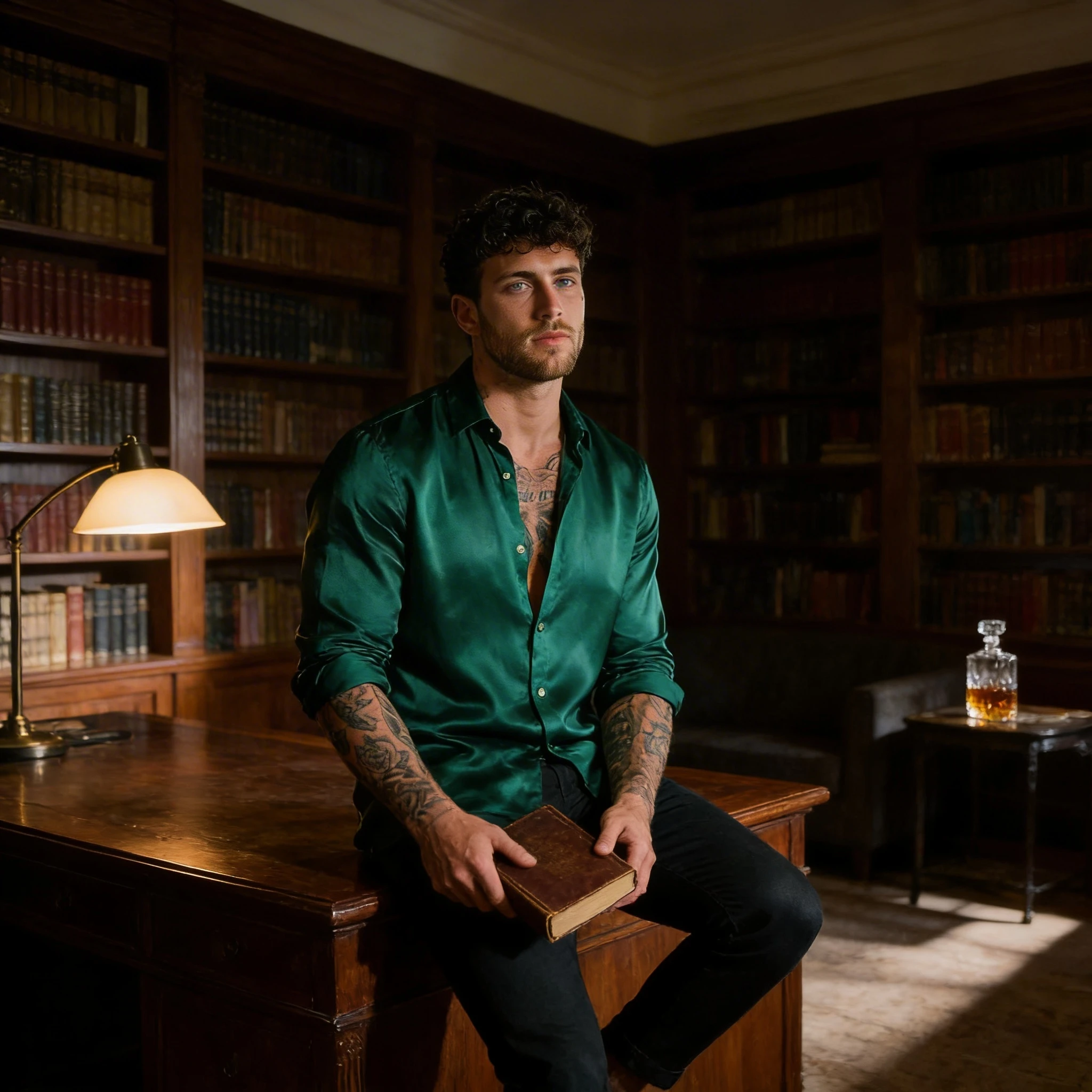 Секреты тёмного изумруда — Seedream 4.5 промт