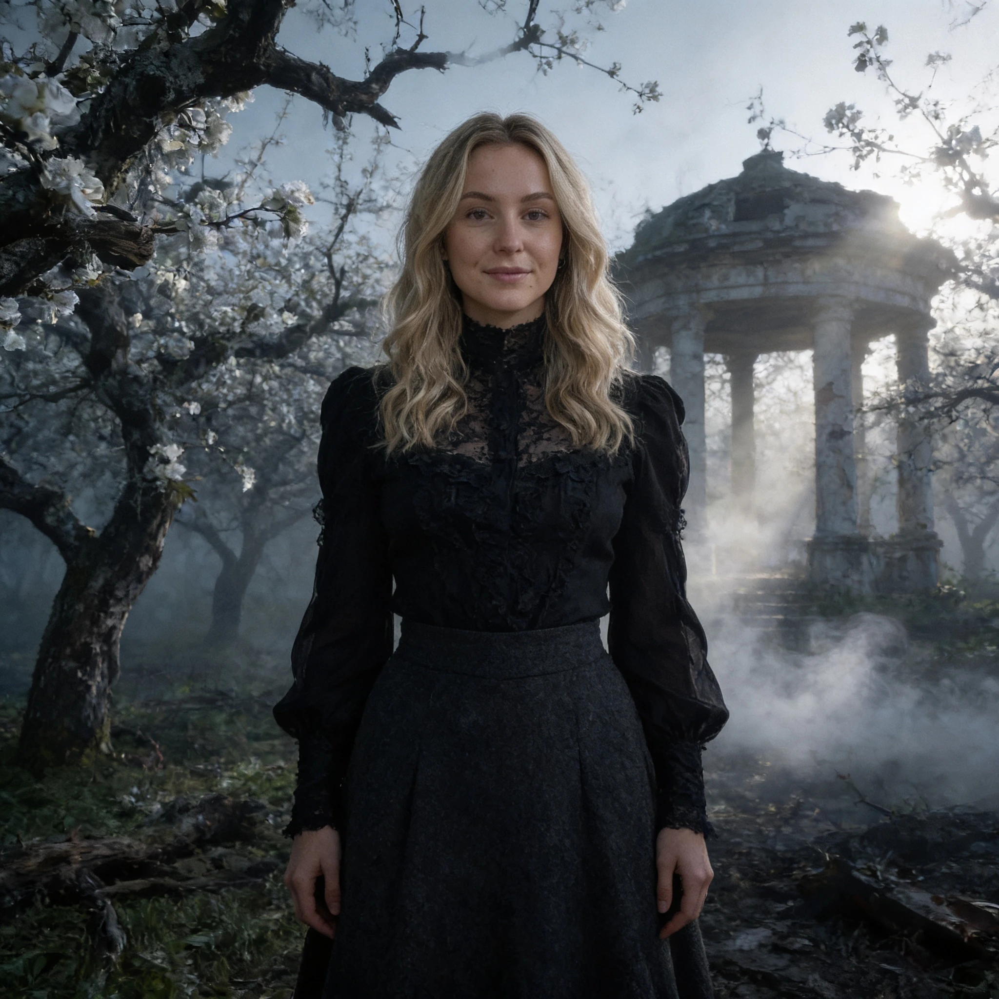 Шепот заброшенного сада — Seedream 4.5 промт