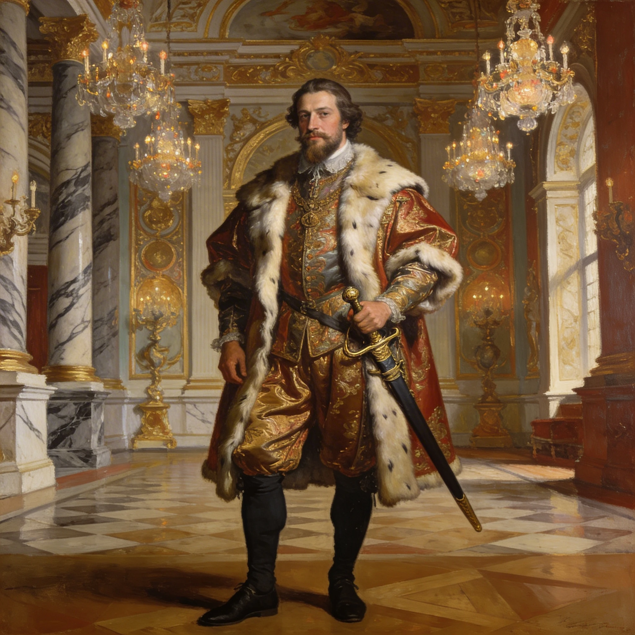 Шляхтич 17-го века — Seedream 4.5 промт