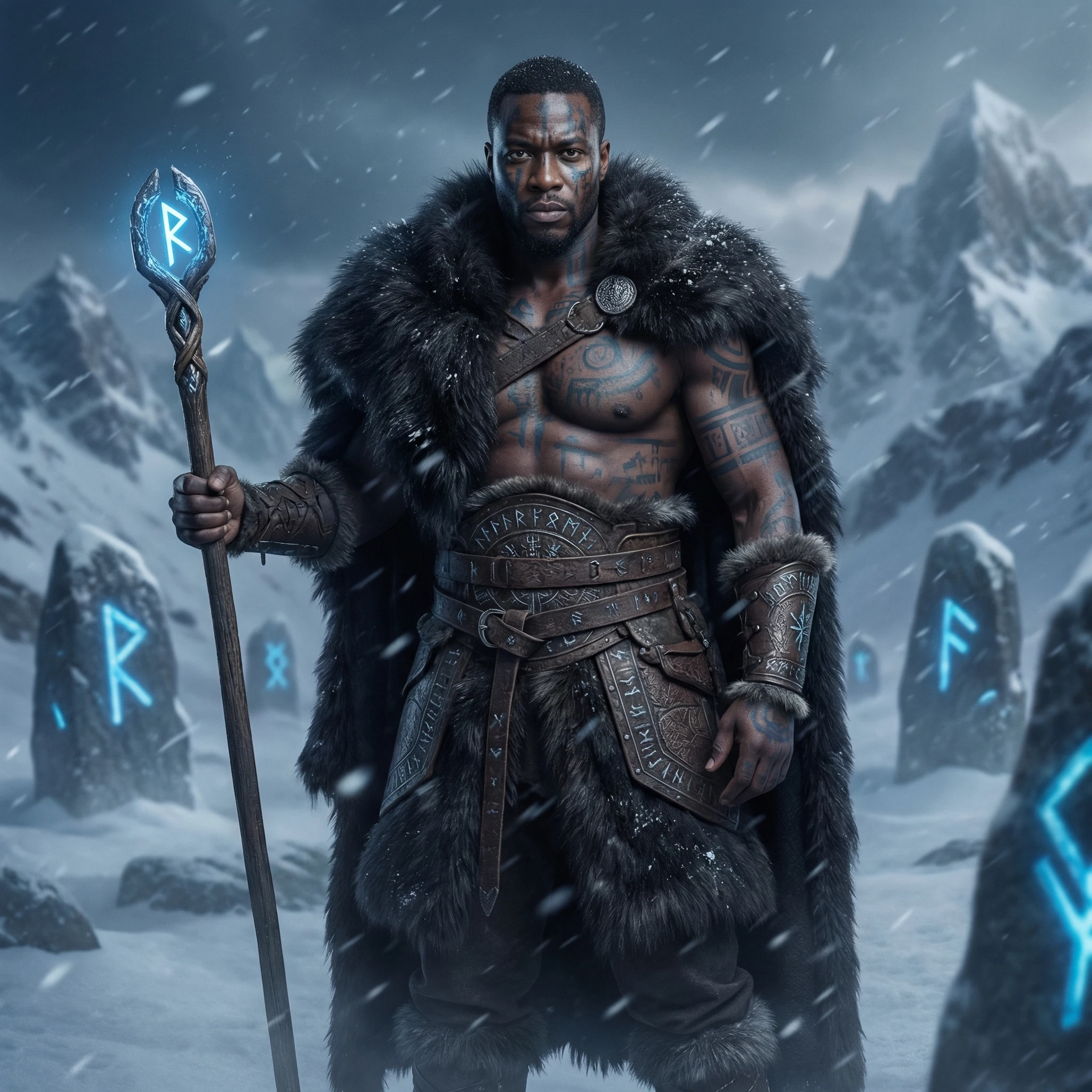 Скандинавский рунный мастер — Nano Banana Pro промт