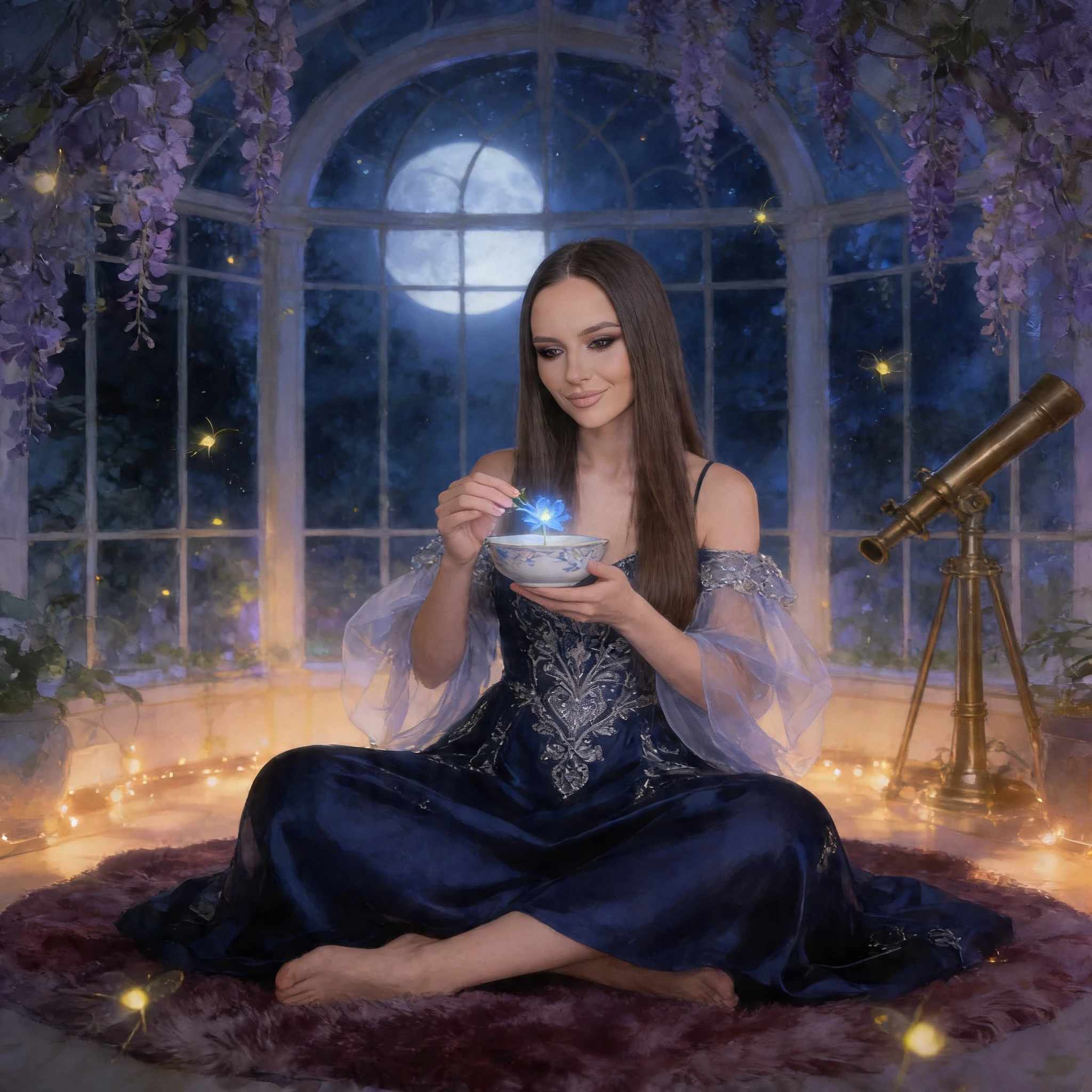 Сказка Полуночного Сада — Seedream 4.5 промт