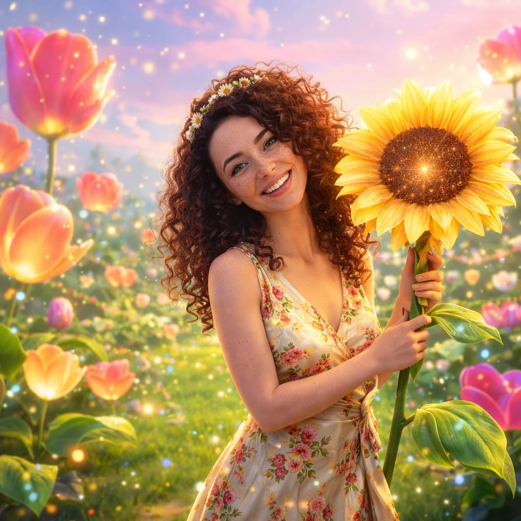 Сказочная Фея Цветов — GPT Image 1.5 промт