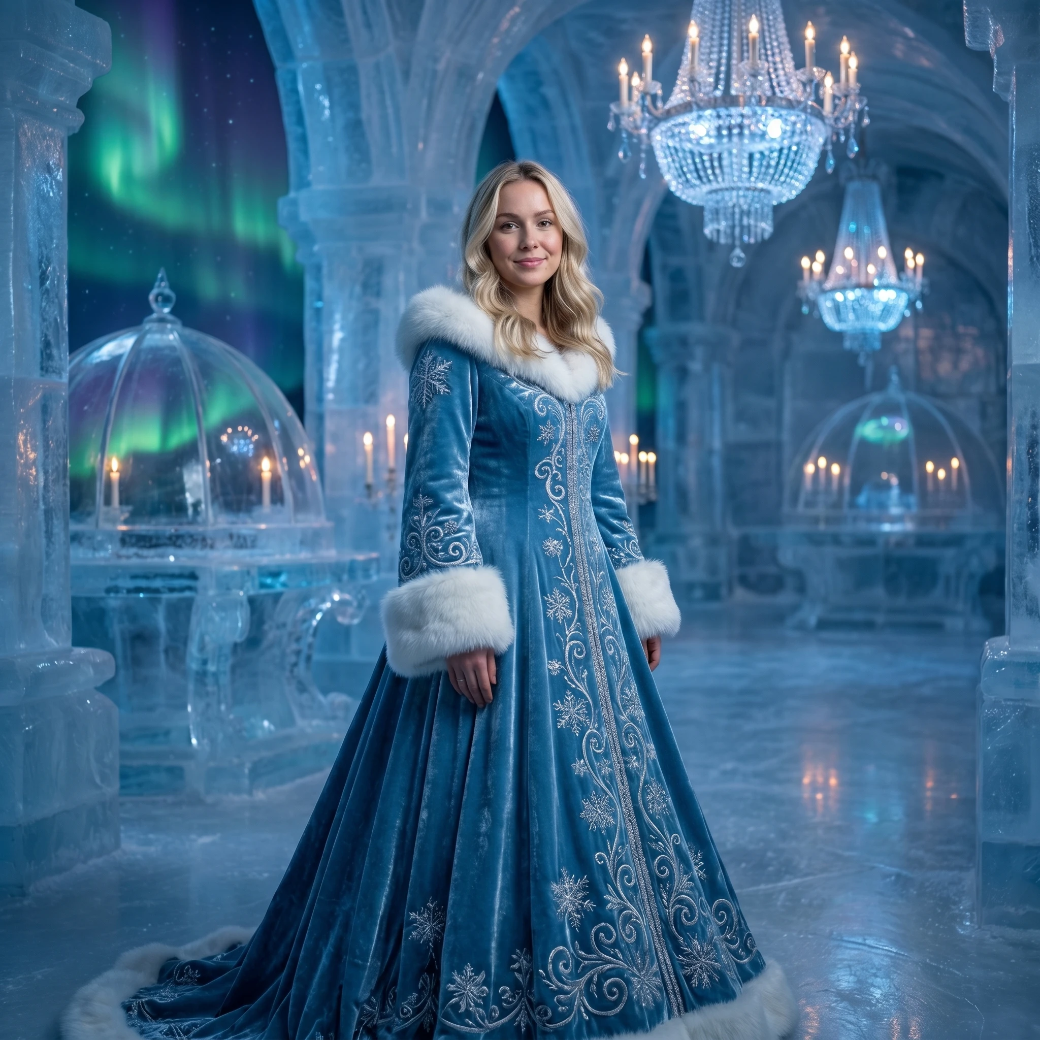 Сказочный зимний бал — Nano Banana Pro промт