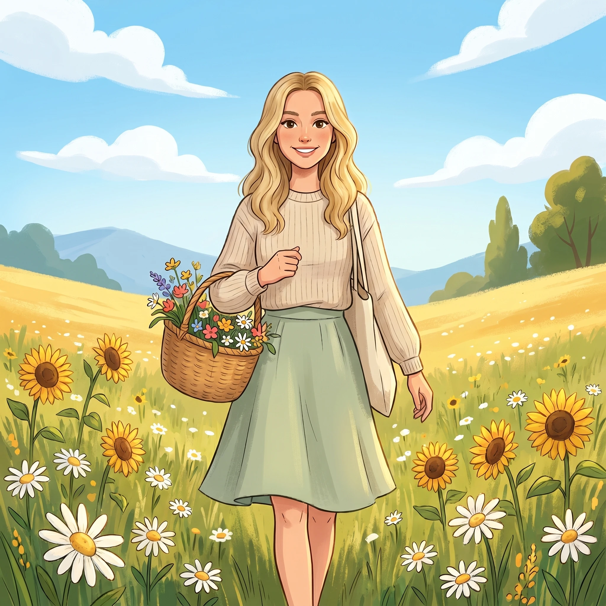 Солнечное лето: Мультипликация — Nano Banana Pro промт