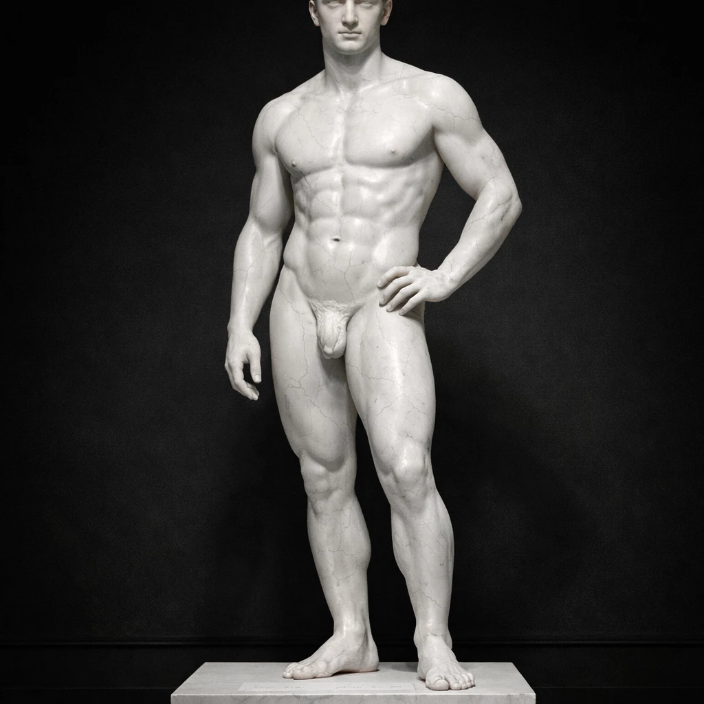 Статуя из античного мрамора — GPT Image 1.5 промт