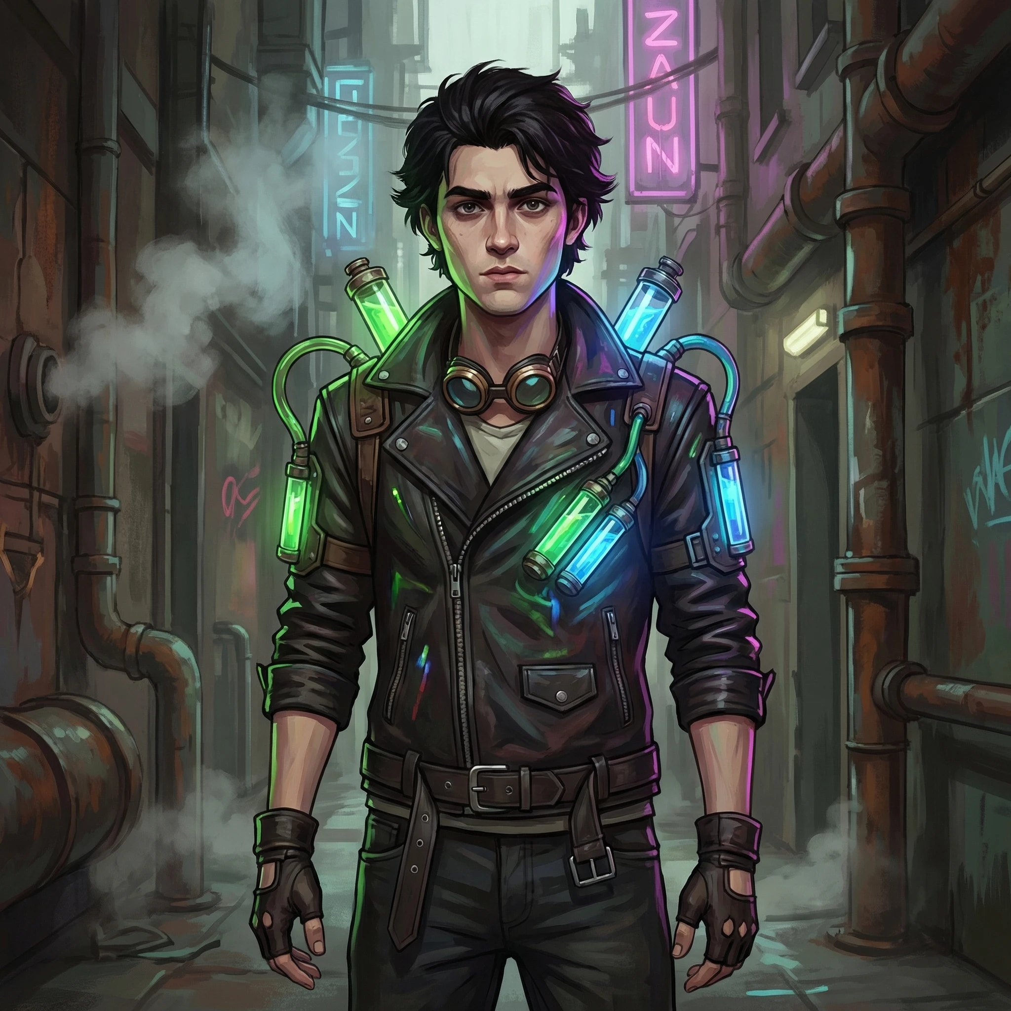 Стиль анимации «Аркейн» — Nano Banana Pro промт