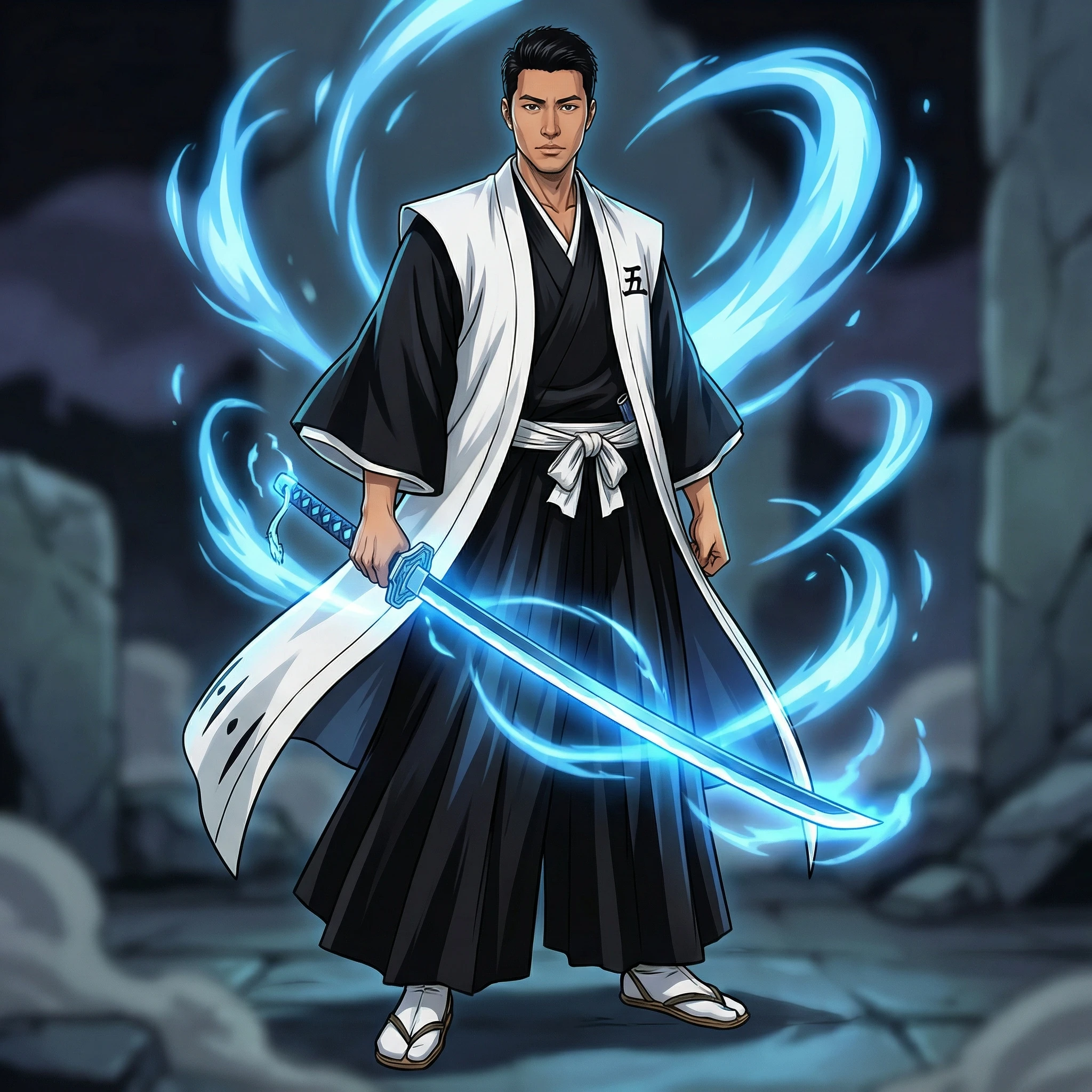 Стиль аниме Bleach: Капитан Готея — Nano Banana Pro промт