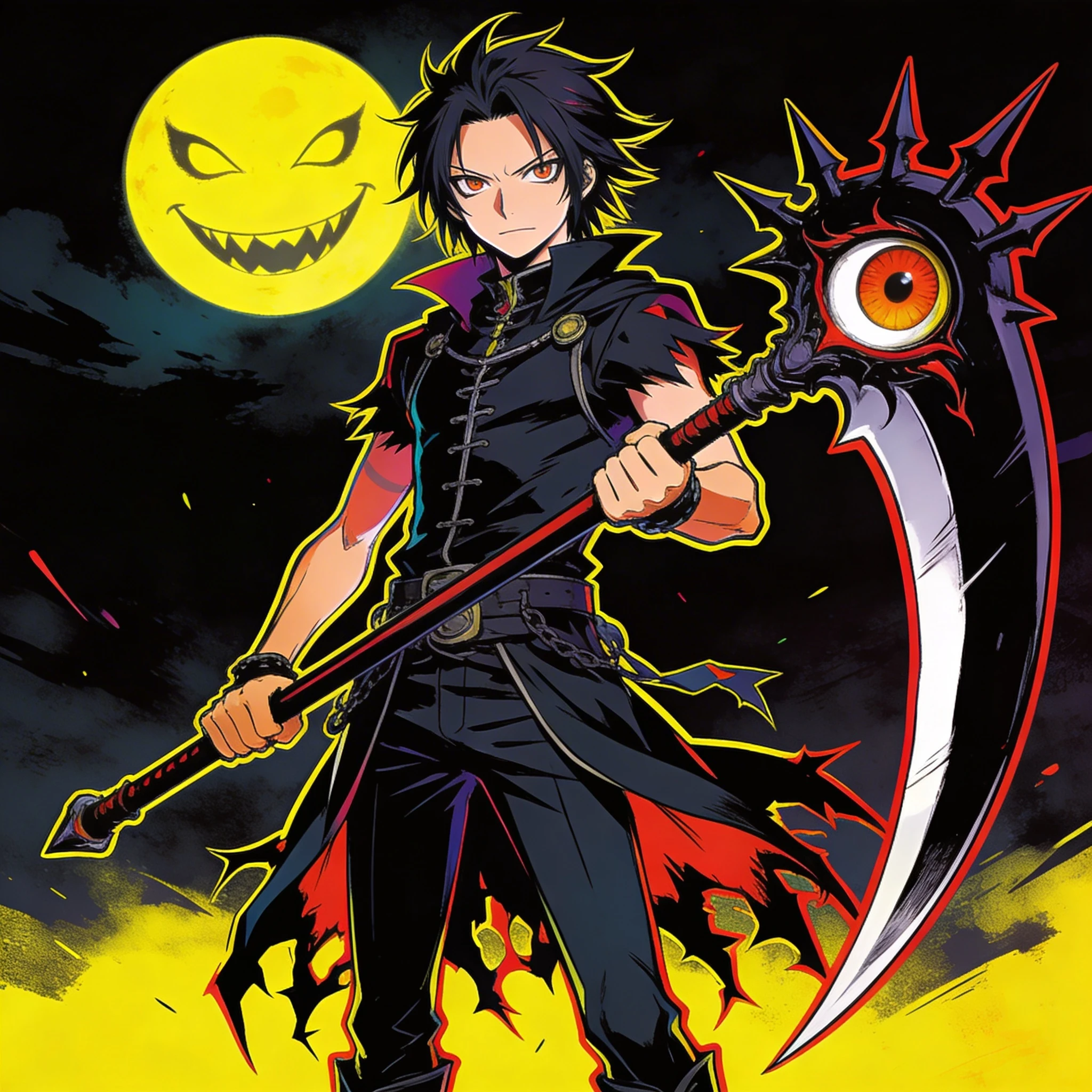 Стиль аниме Soul Eater — Seedream 4.5 промт