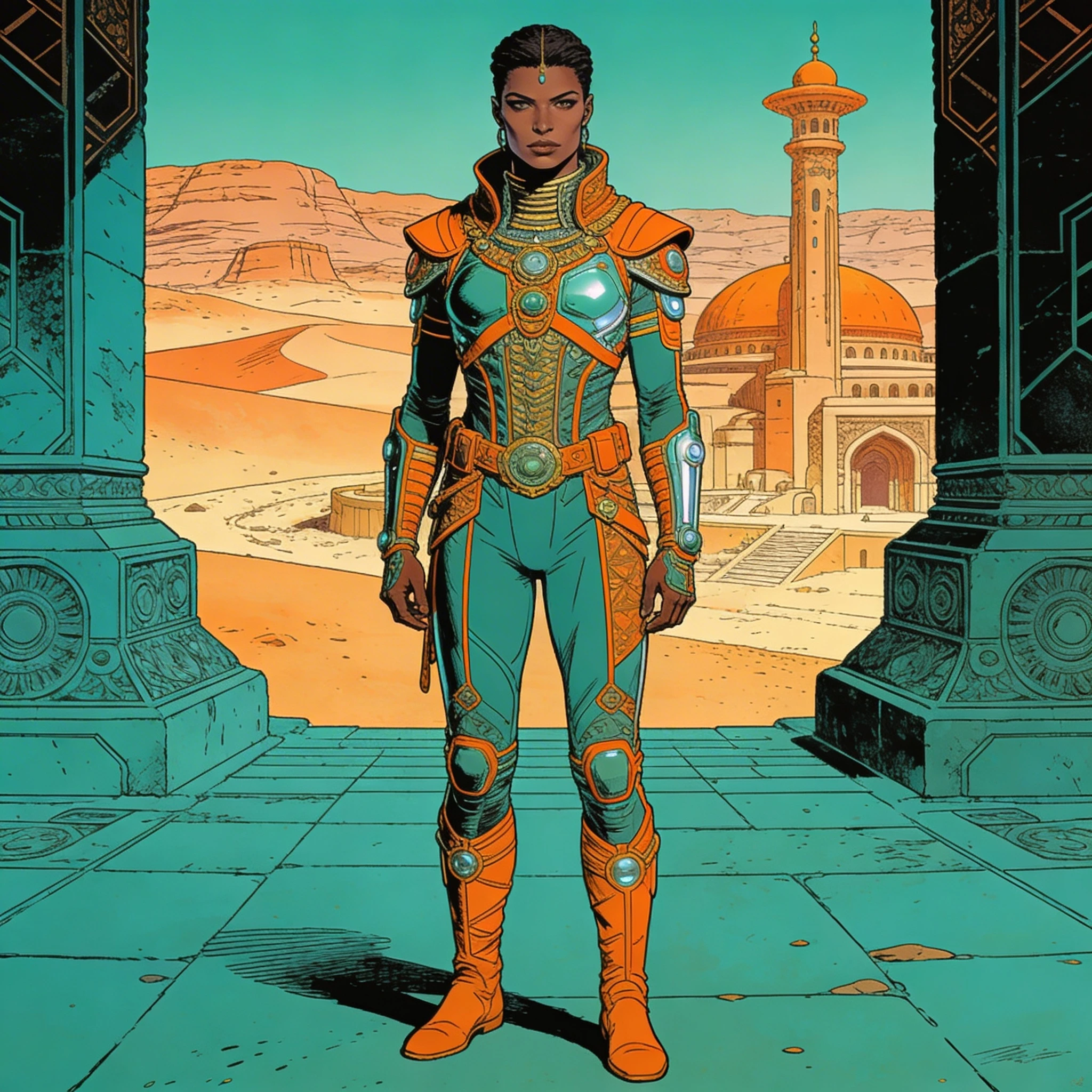 Стиль «Греческий комикс» (Euro-BD) — Seedream 4.5 промт