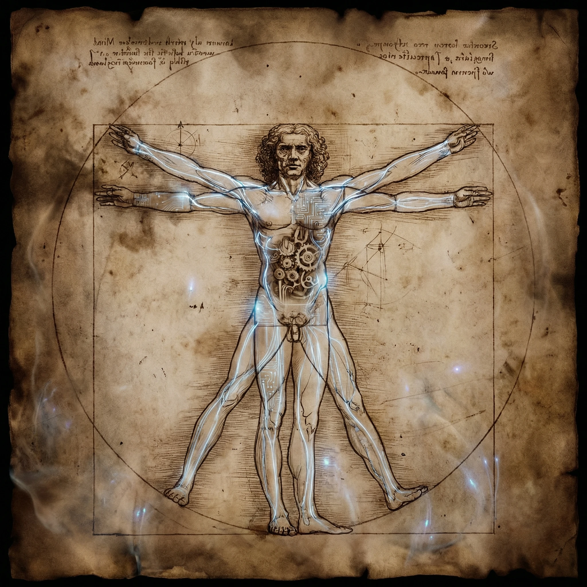 Стиль «Кибер-ренессанс» — Nano Banana Pro промт