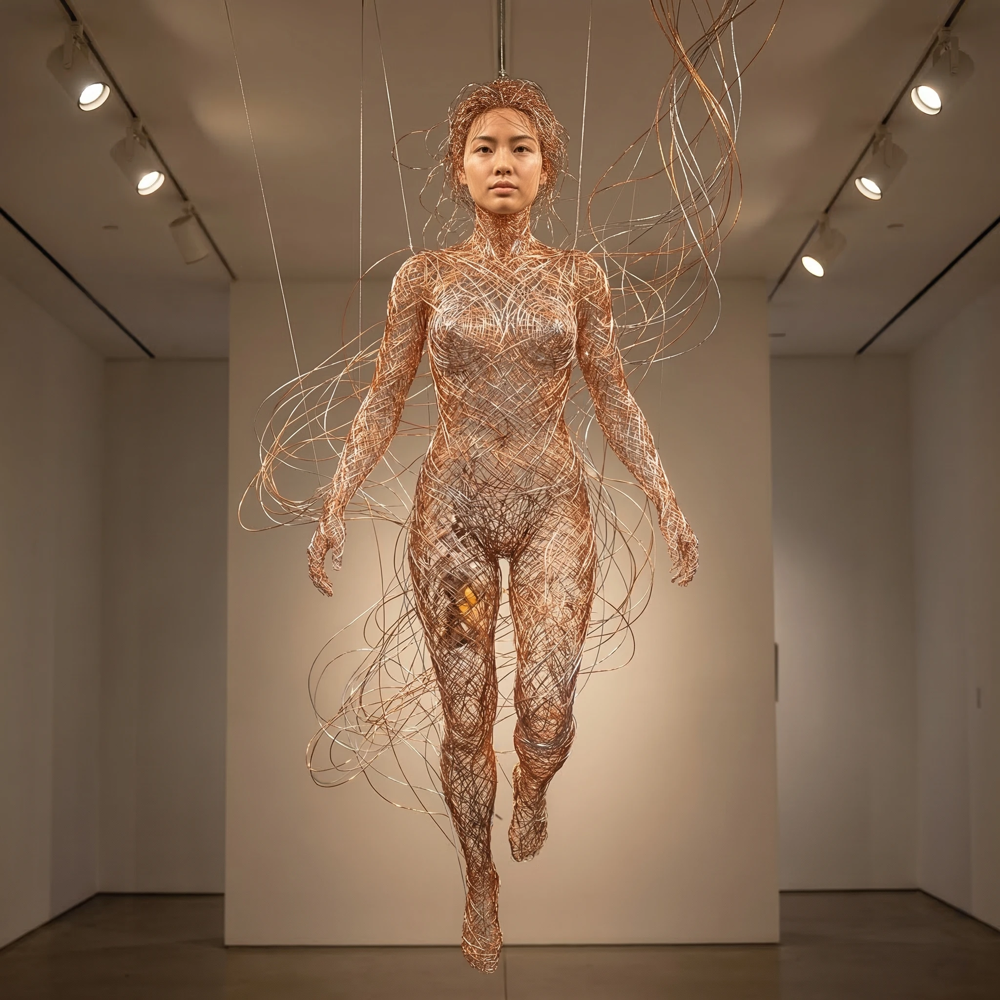 Стиль «Кинетическая скульптура» — Nano Banana Pro промт