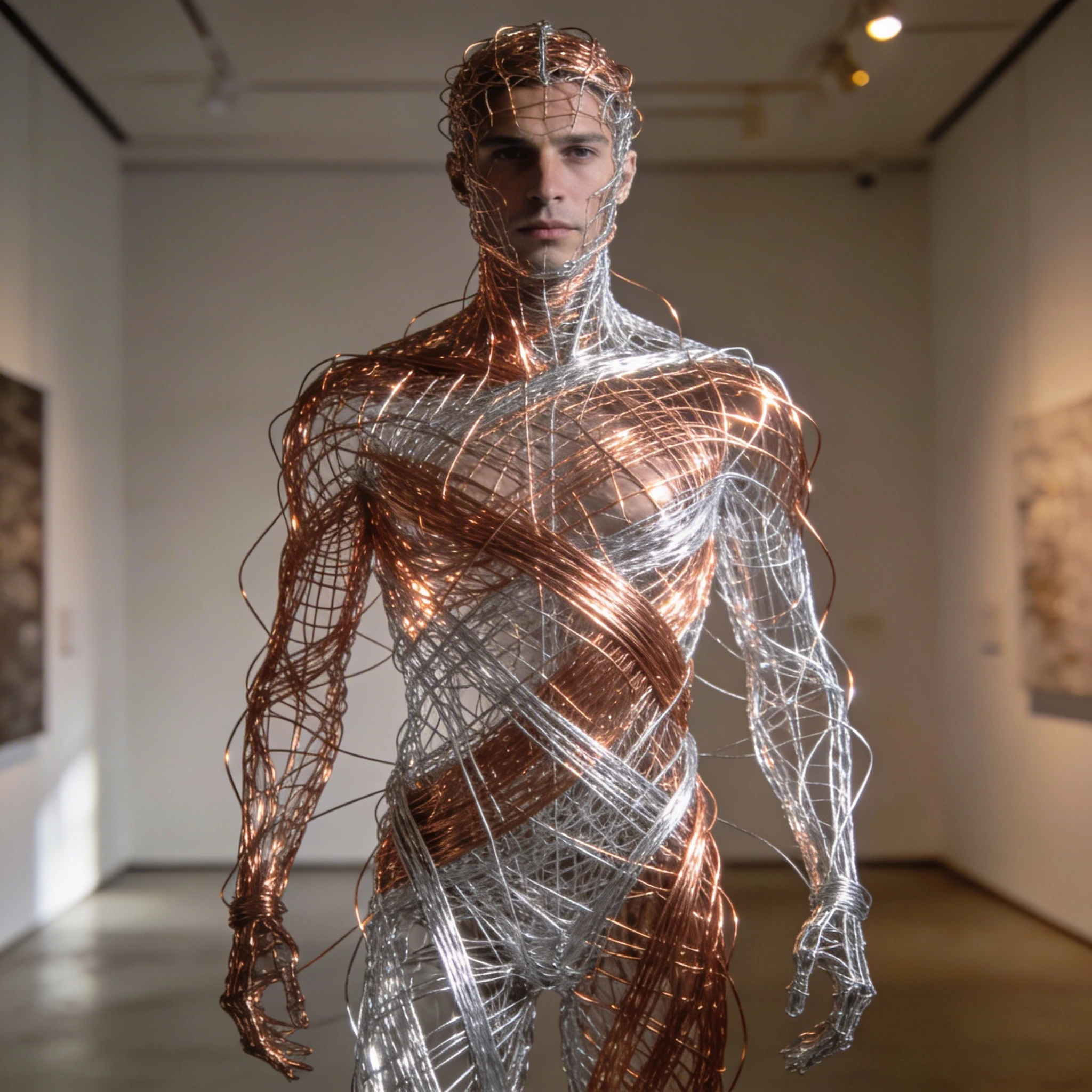 Стиль «Кинетическая скульптура» — Seedream 4.5 промт