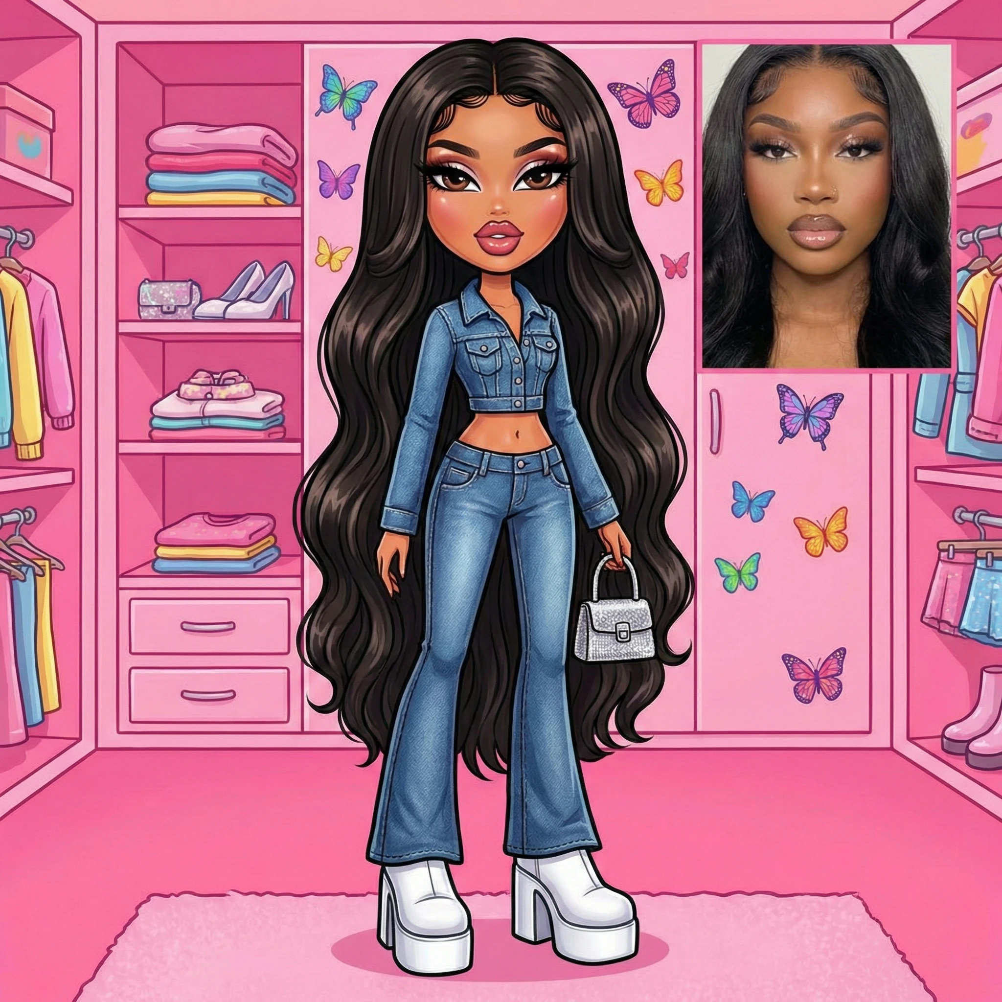 Стиль куклы Братц: Y2K трансформация — Nano Banana Pro промт