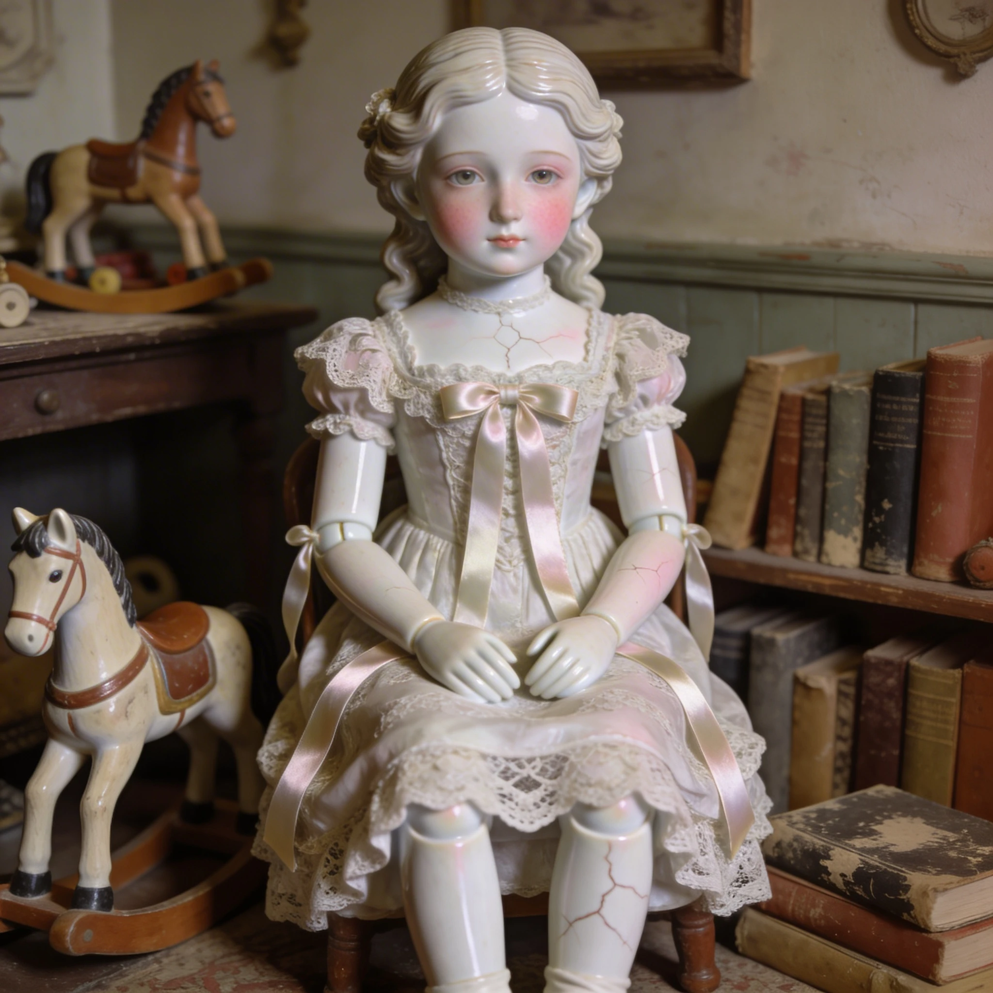 Стиль куклы из фарфора — Seedream 4.5 промт