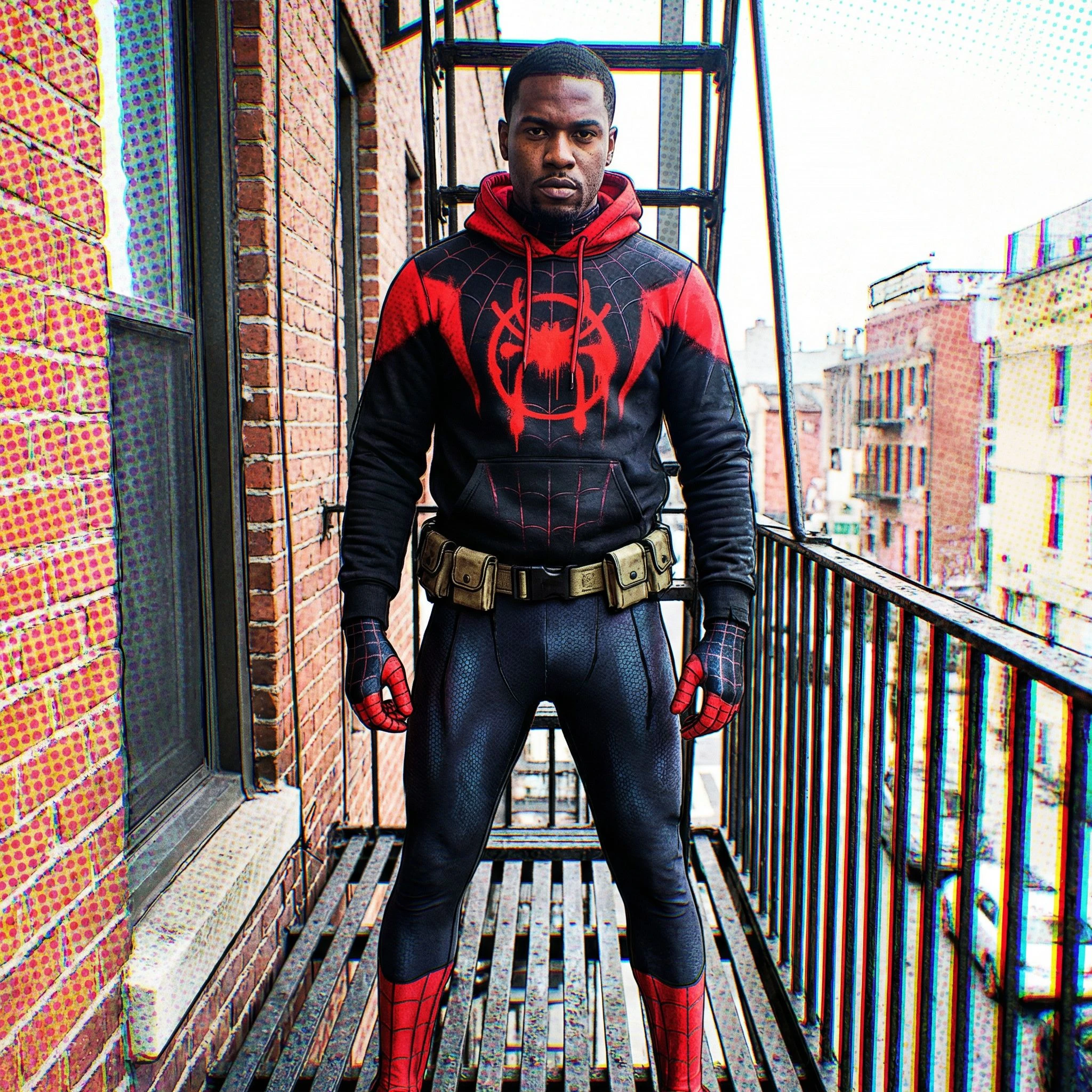 Стиль мультфильма «Паутина вселенных» — Nano Banana Pro промт