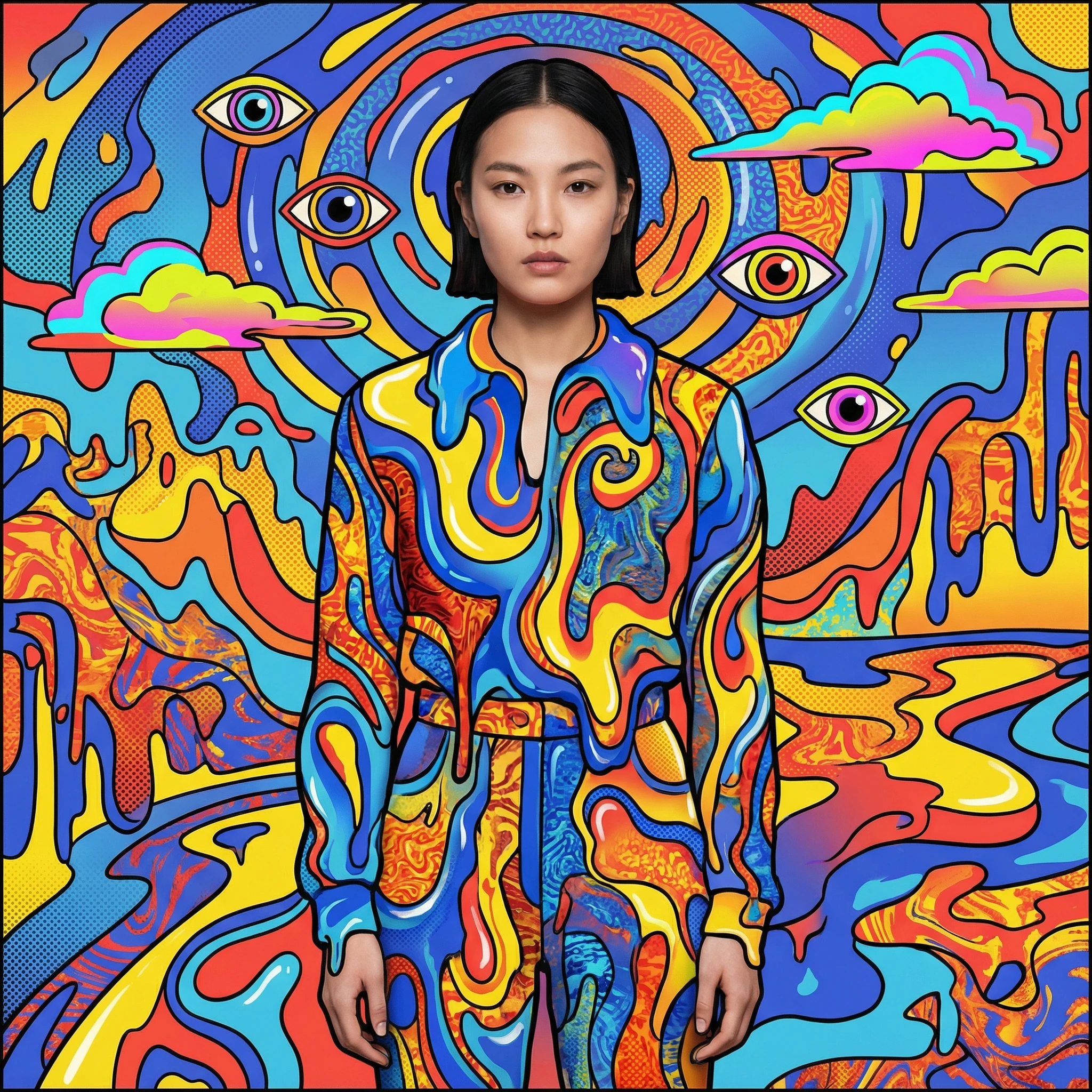 Стиль 'Сюрреалистический поп-арт' — Nano Banana Pro промт