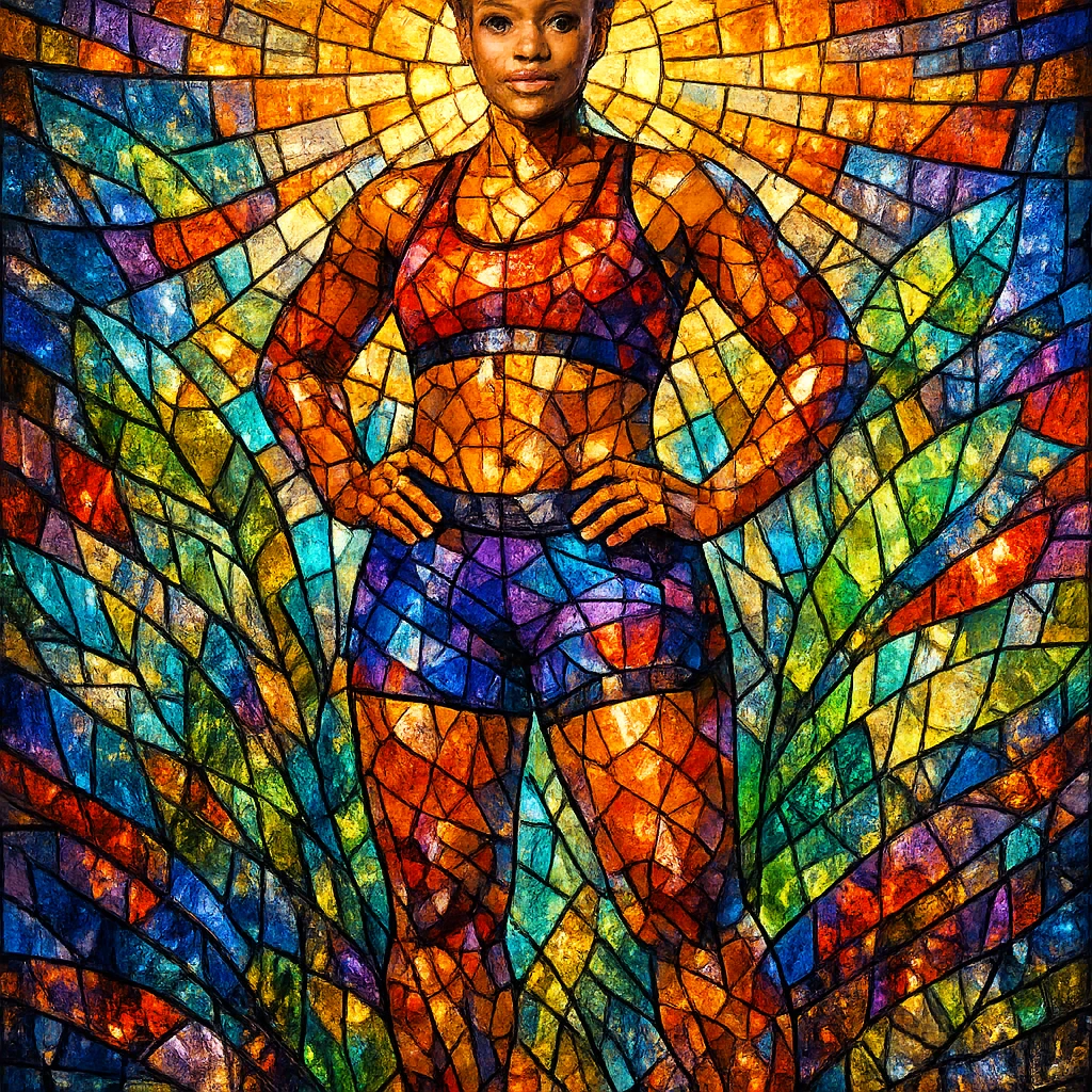 Стиль «Витражная мозаика» — GPT Image 1.5 промт