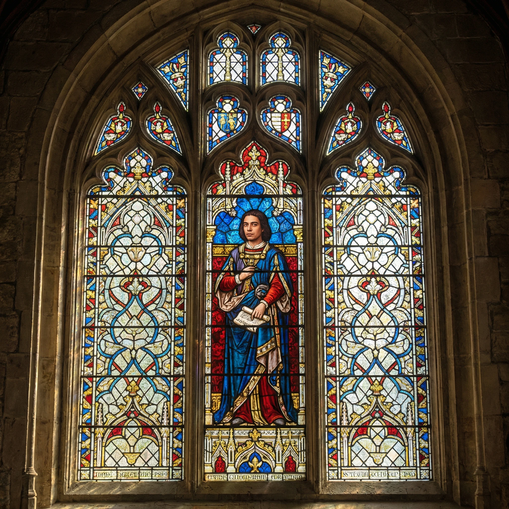 Стиль «Витражная живопись» — Nano Banana Pro промт