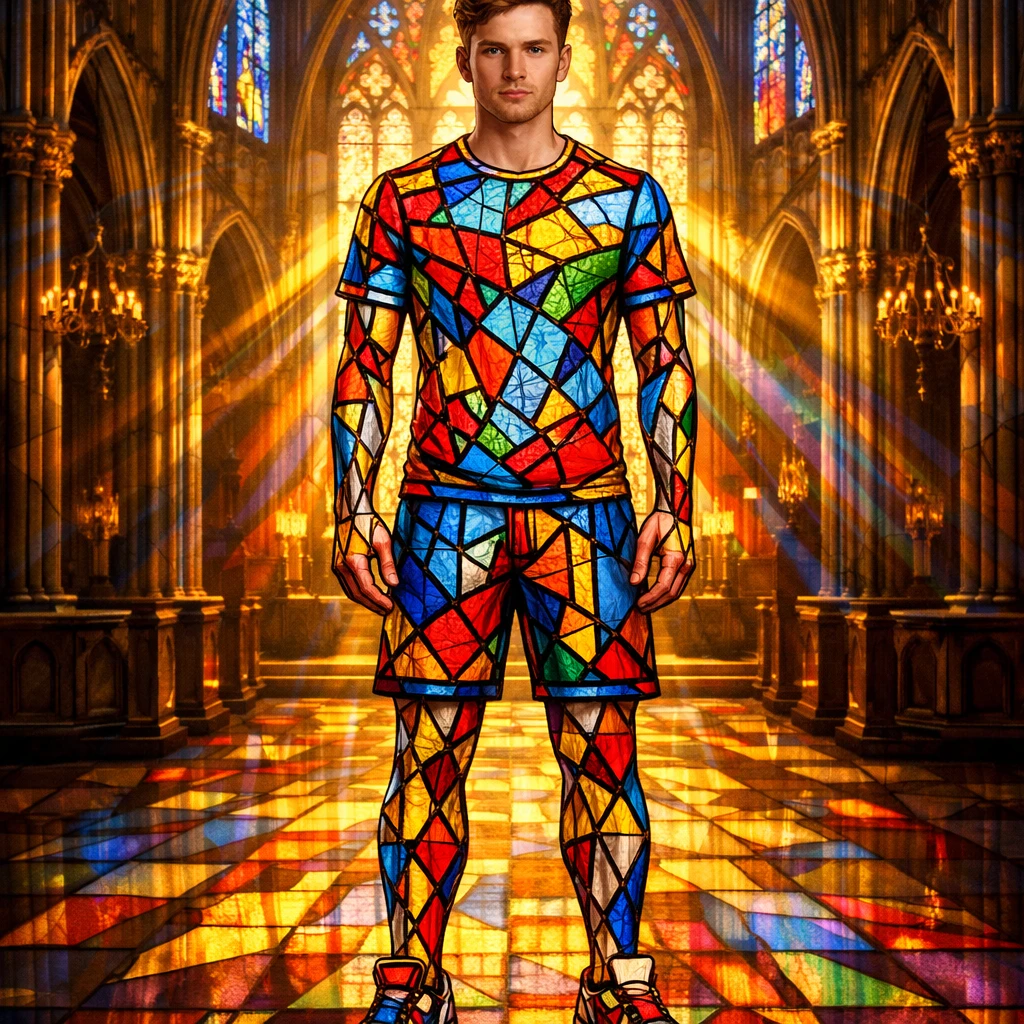 Стиль «Витражная живопись» — GPT Image 1.5 промт