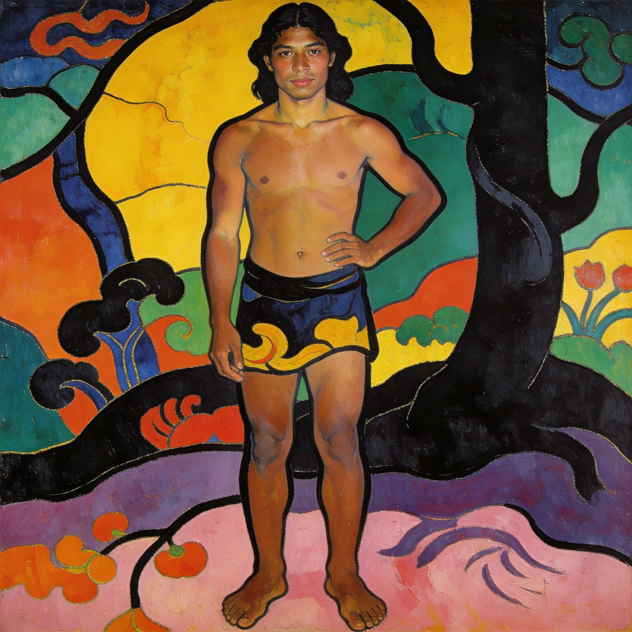 Стиль живописи «Клуазонизм» — Seedream 4.5 промт