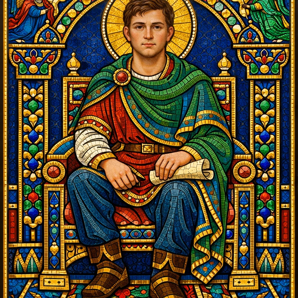 Стиль живописи: Византийская эмаль — GPT Image 1.5 промт