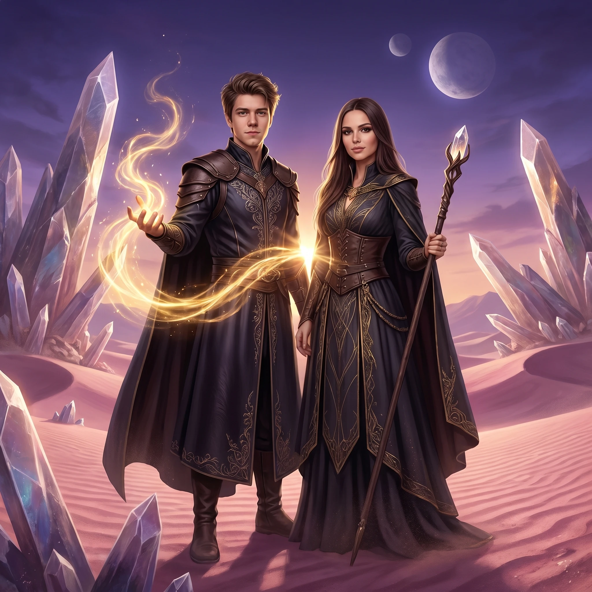 Стражи вечного заката — Nano Banana Pro промт