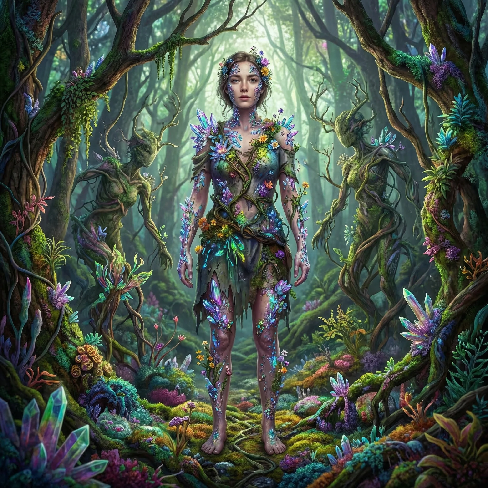 Существо из «Аннигиляции» — Nano Banana Pro промт