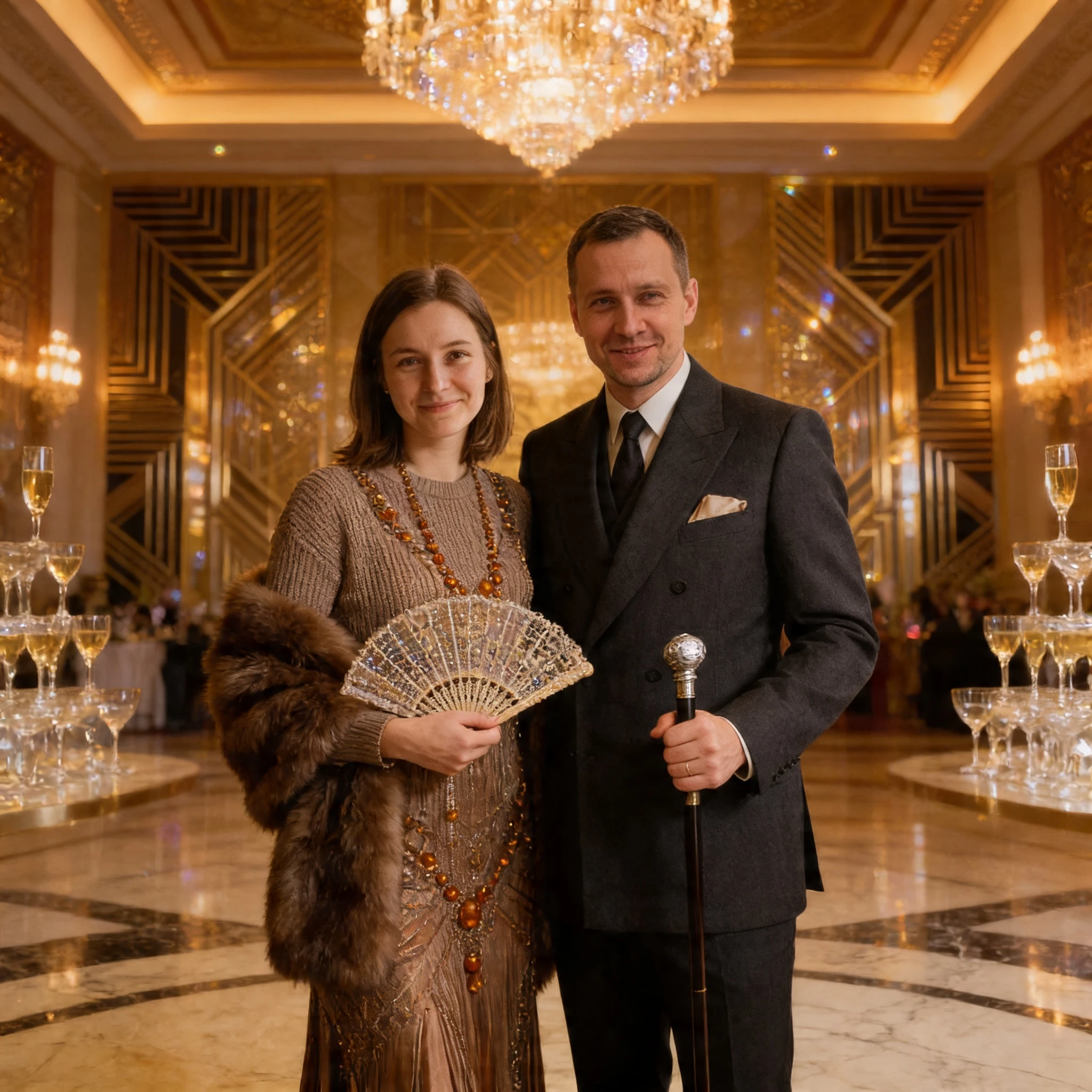 Светский вечер в стиле 1920-х — Seedream 4.5 промт