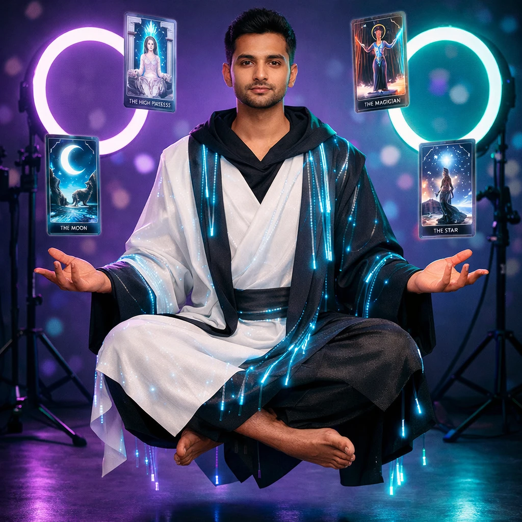 Техно-мистик из TikTok — GPT Image 1.5 промт