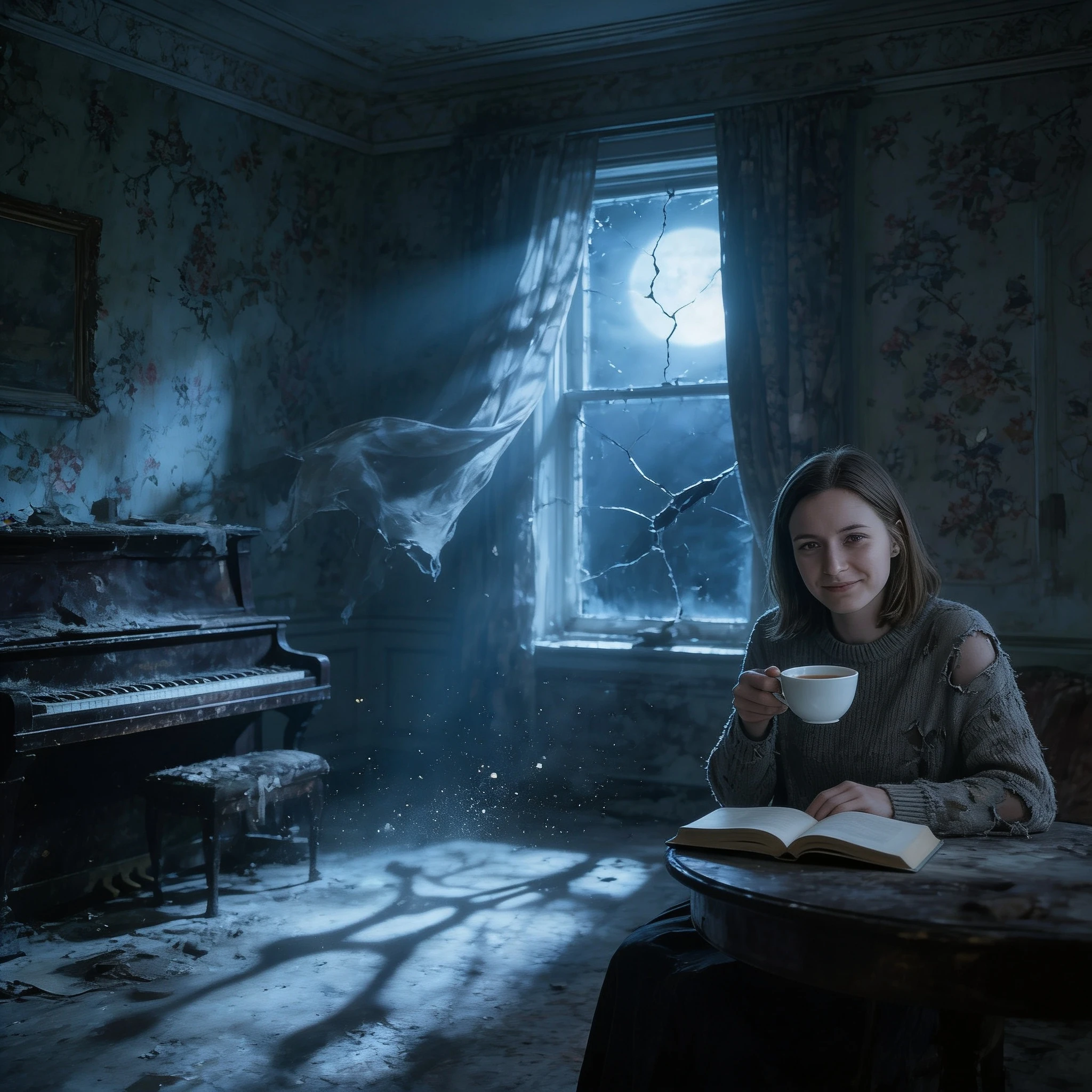 Тень покинутого особняка — Seedream 4.5 промт