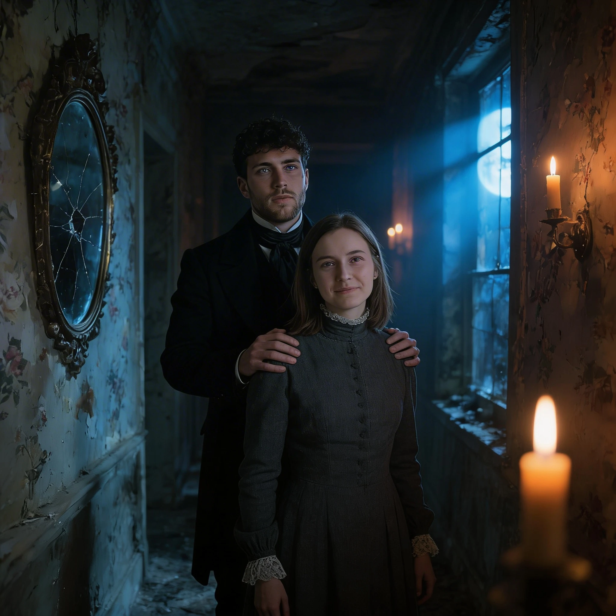 Тень старого особняка — Seedream 4.5 промт