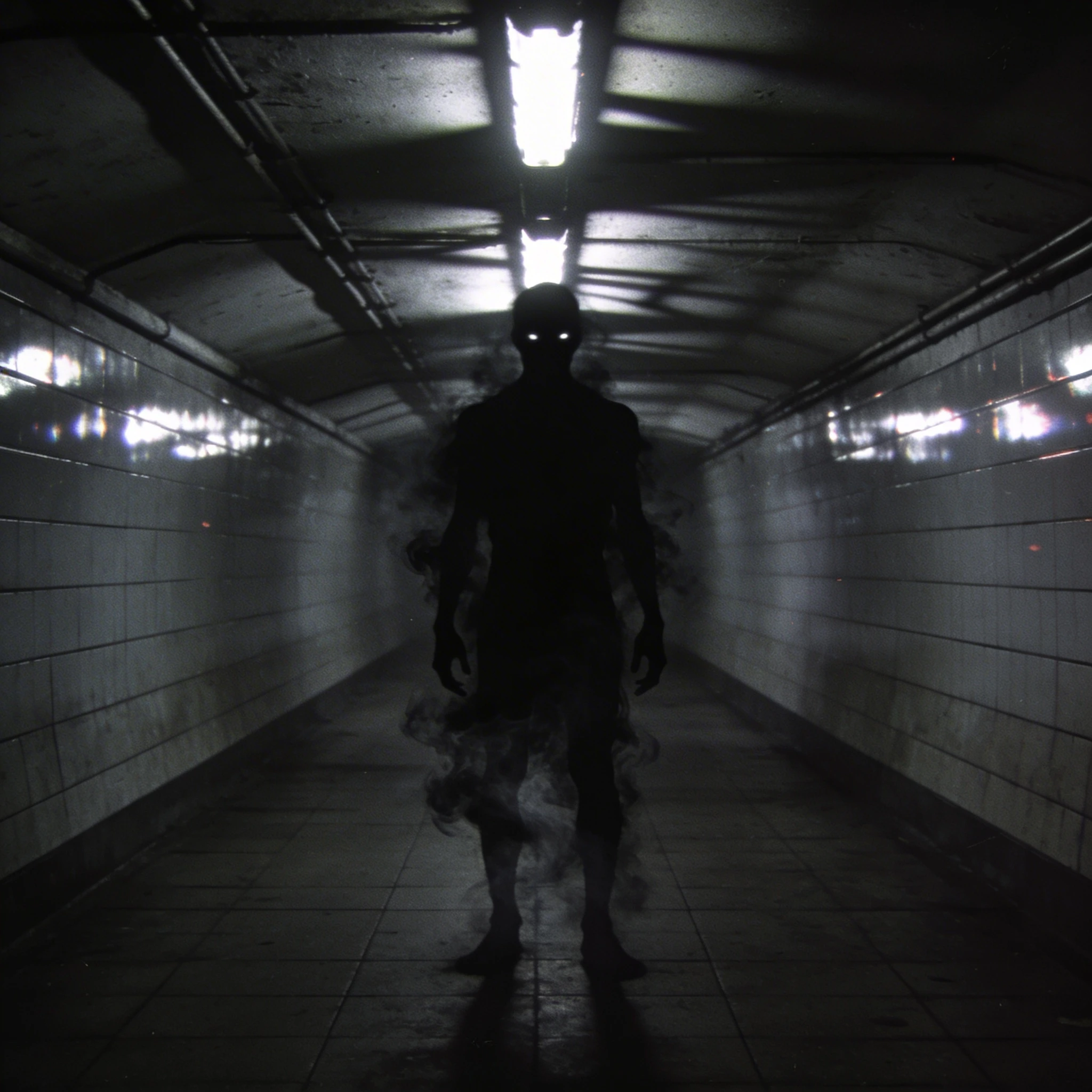 Теневой монстр из городских легенд — Seedream 4.5 промт