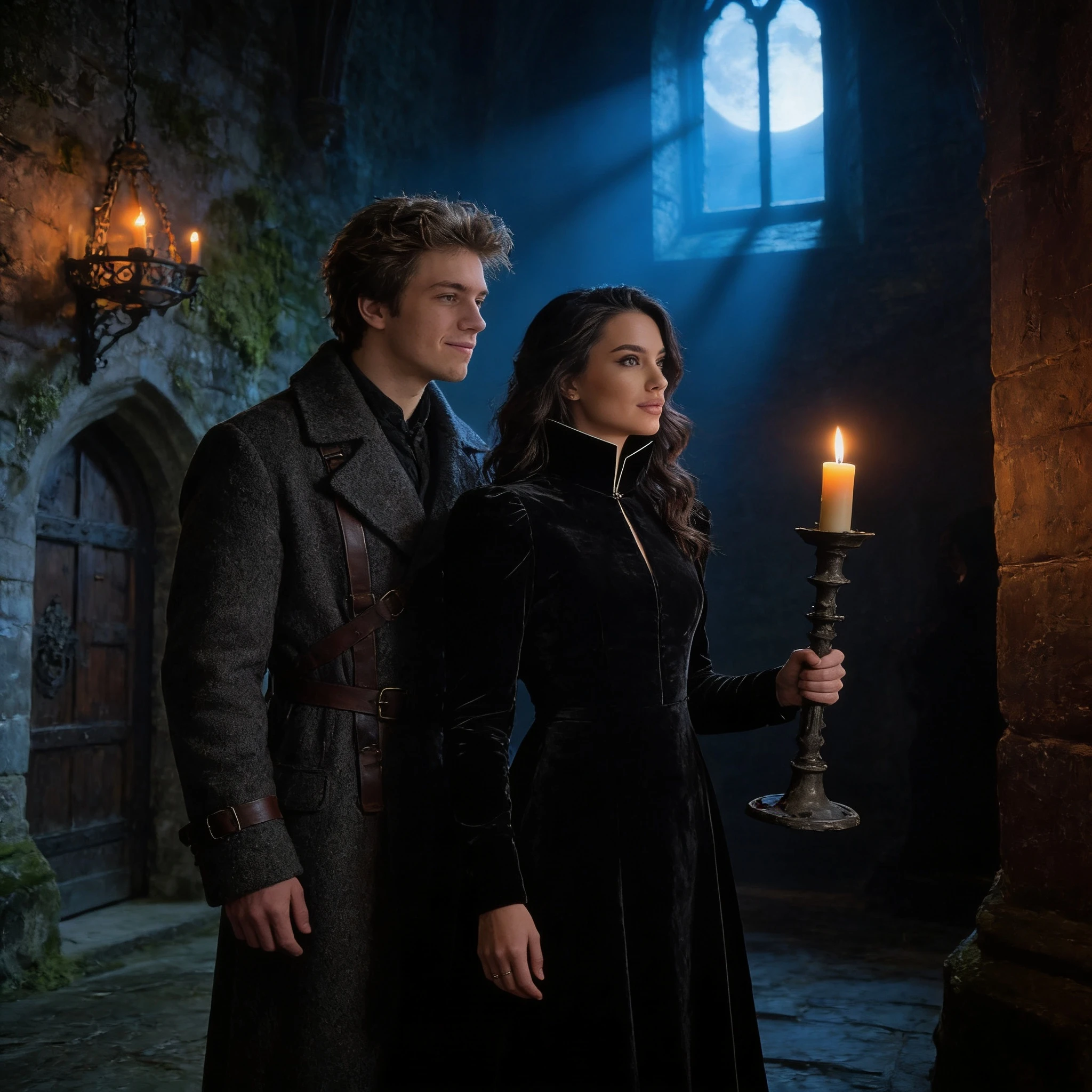 Тени старого замка — Seedream 4.5 промт