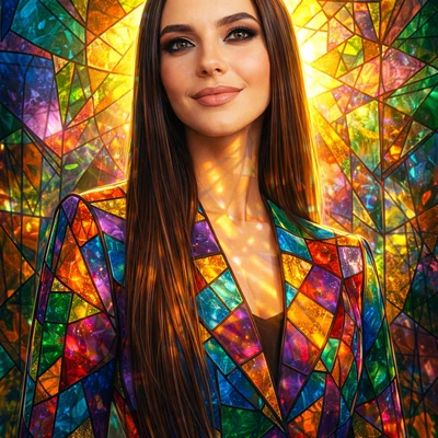 Абстрактный портрет в стиле модерн — AI промт для GPT Image 1.5