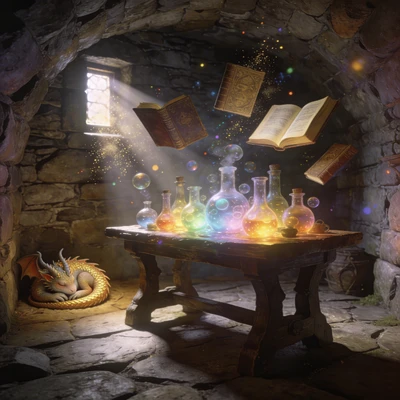 Алхимический манускрипт — AI промт для Seedream 4.5