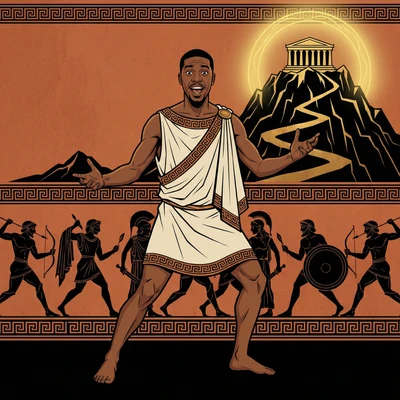 Анимация в стиле мультфильма «Геркулес» — AI промт для Nano Banana Pro