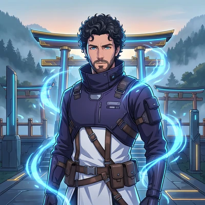 Аниме-герой: Призрачный странник — AI промт для Nano Banana Pro