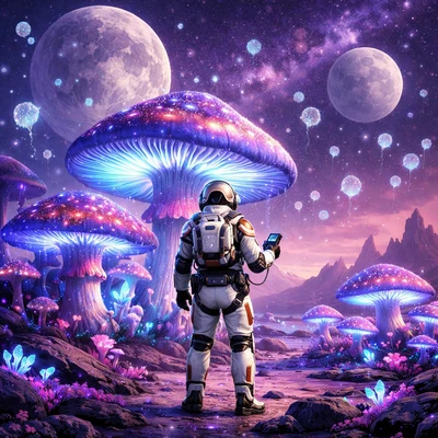 Астробиолог на экзопланете — AI промт для GPT Image 1.5